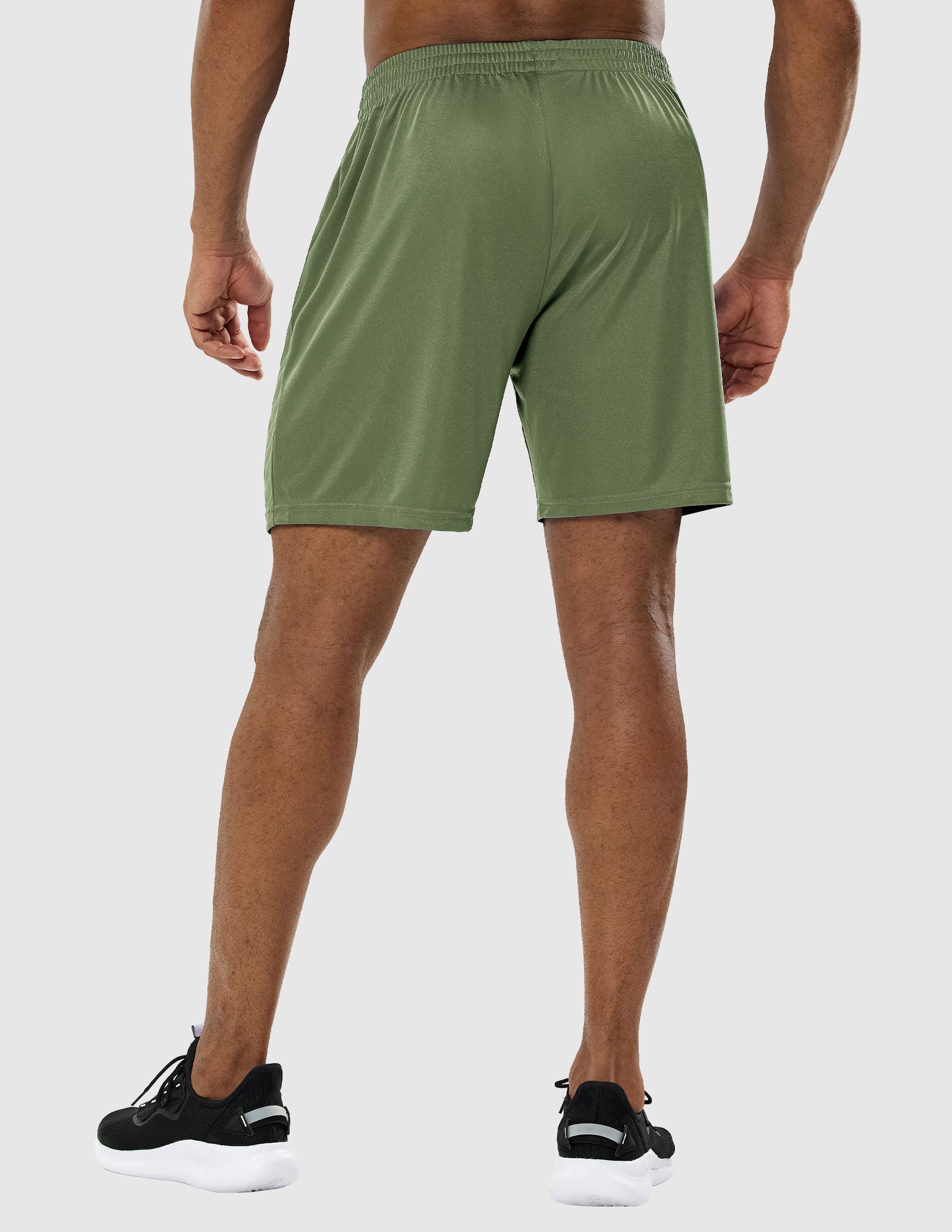 MIER Men Quick-Dry Athletic Running Shorts without Pockets Men's Shorts