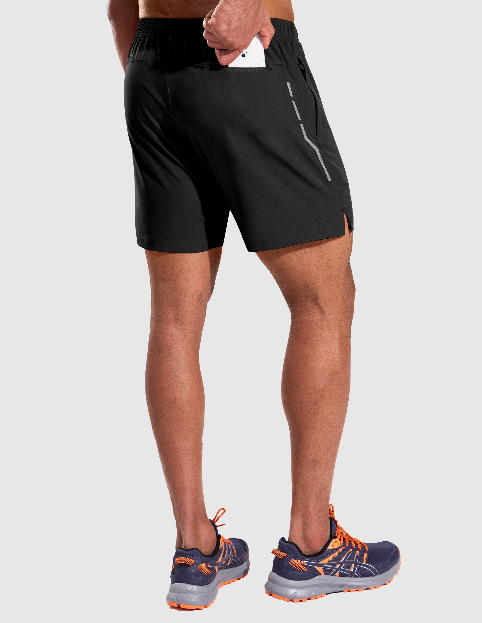MIER Men’s 5" Athletic Running Shorts Quick Dry Workout Gym Shorts 3 Pockets Men's Shorts