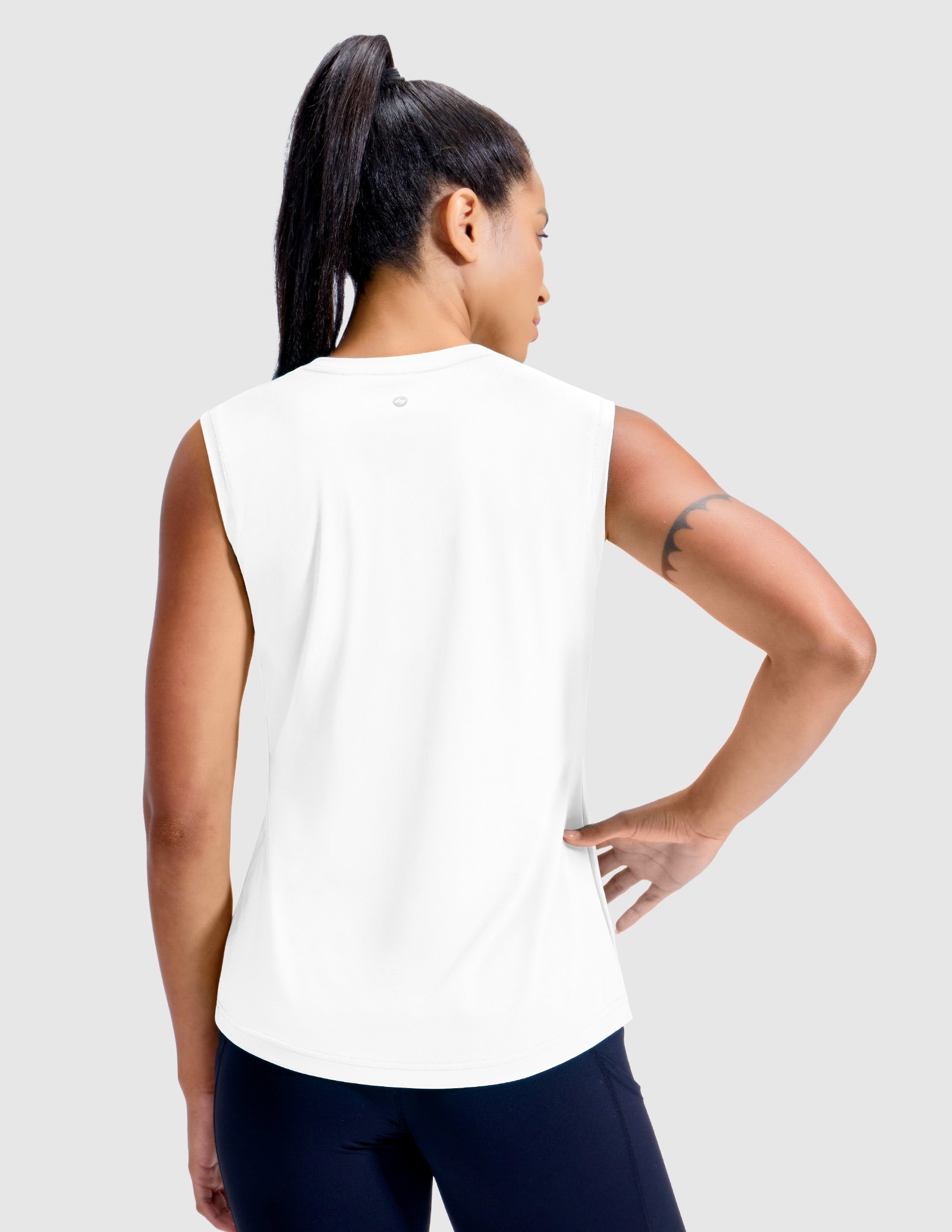 MIER Women’s Sleeveless Athletic Top Dry Fit UPF 50+ Running Workout Tank Women Tank Top