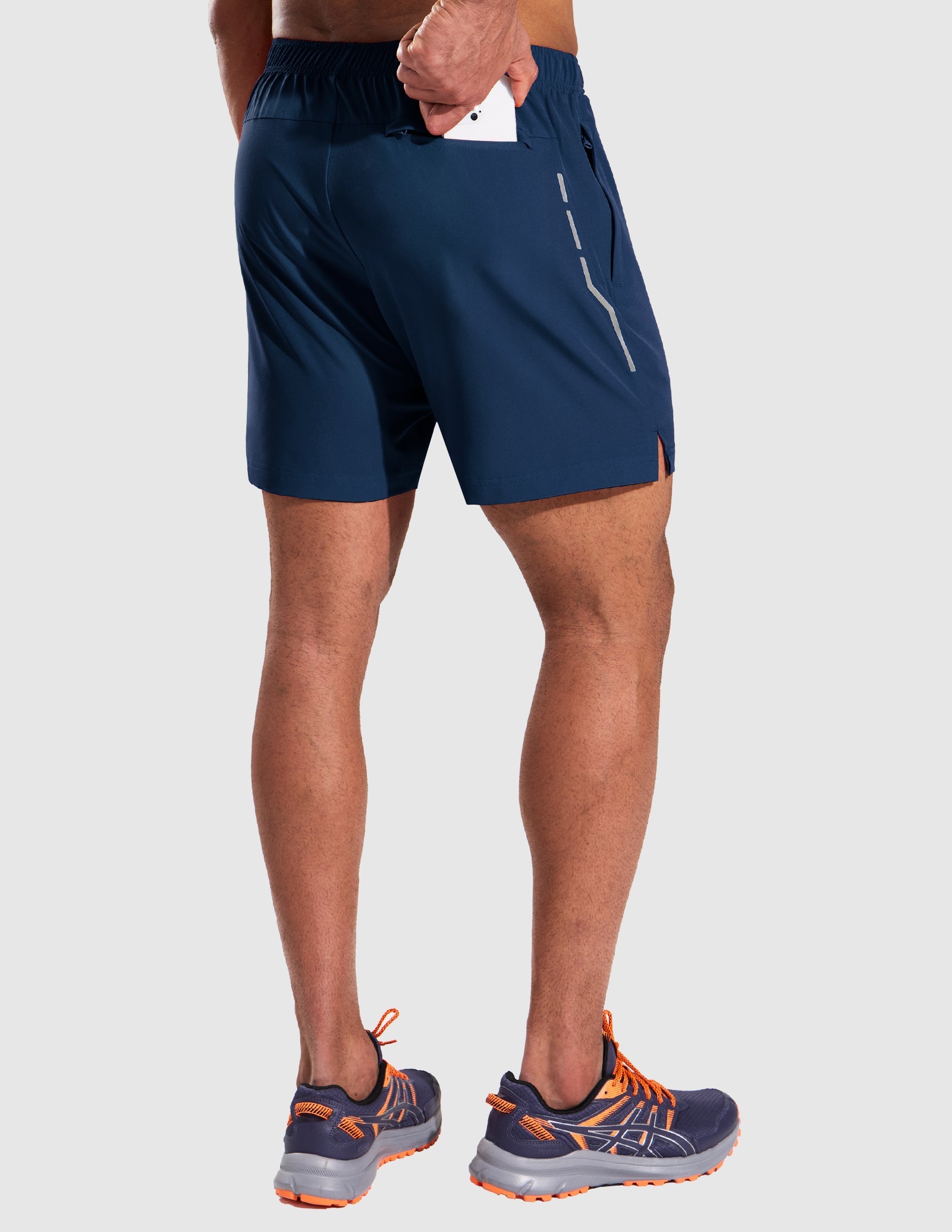 MIER Men’s 5" Athletic Running Shorts Quick Dry Workout Gym Shorts 3 Pockets Men's Shorts