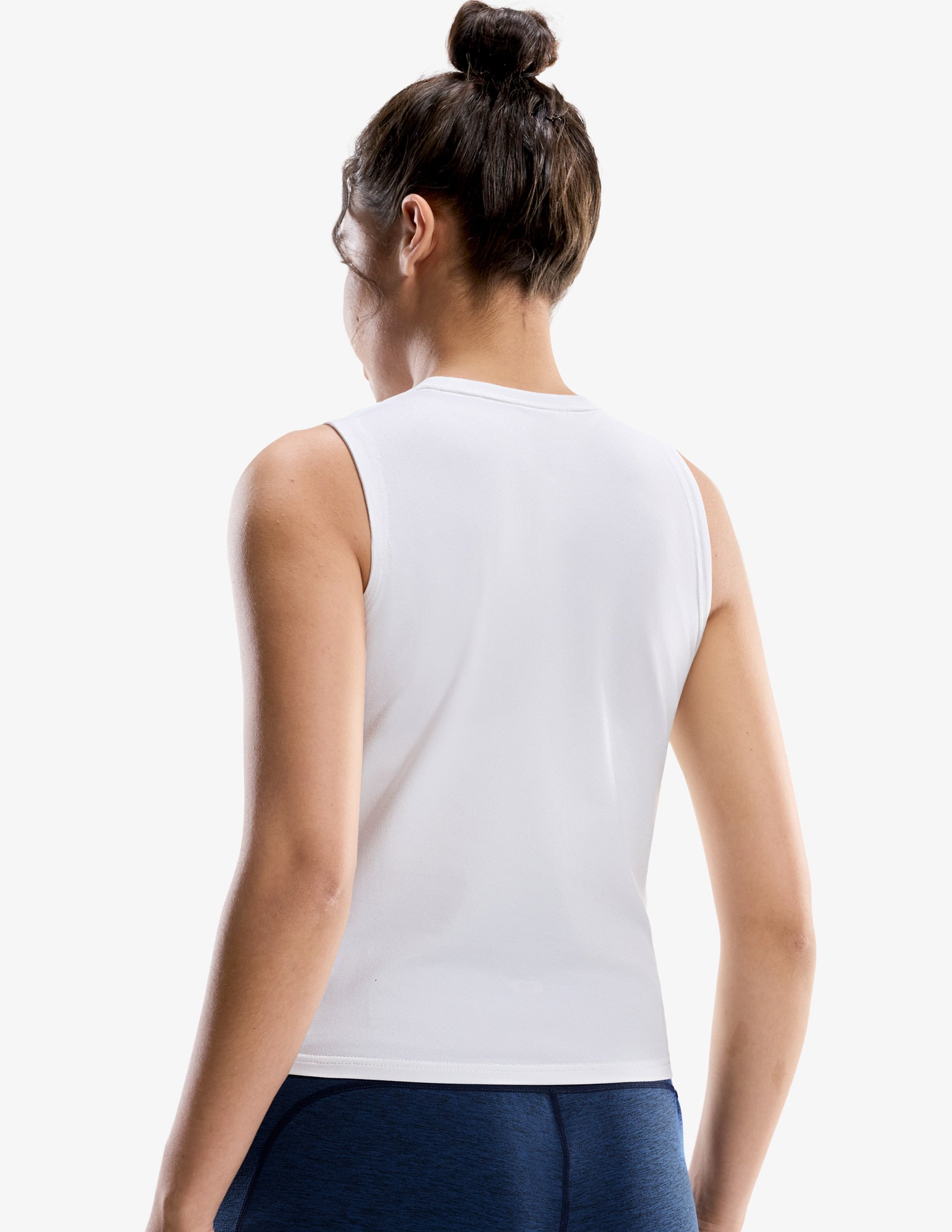 MIER Women’s Buttery-Soft Skimmer Tank Top High-Hip Workout Shirt Women Active Shirt