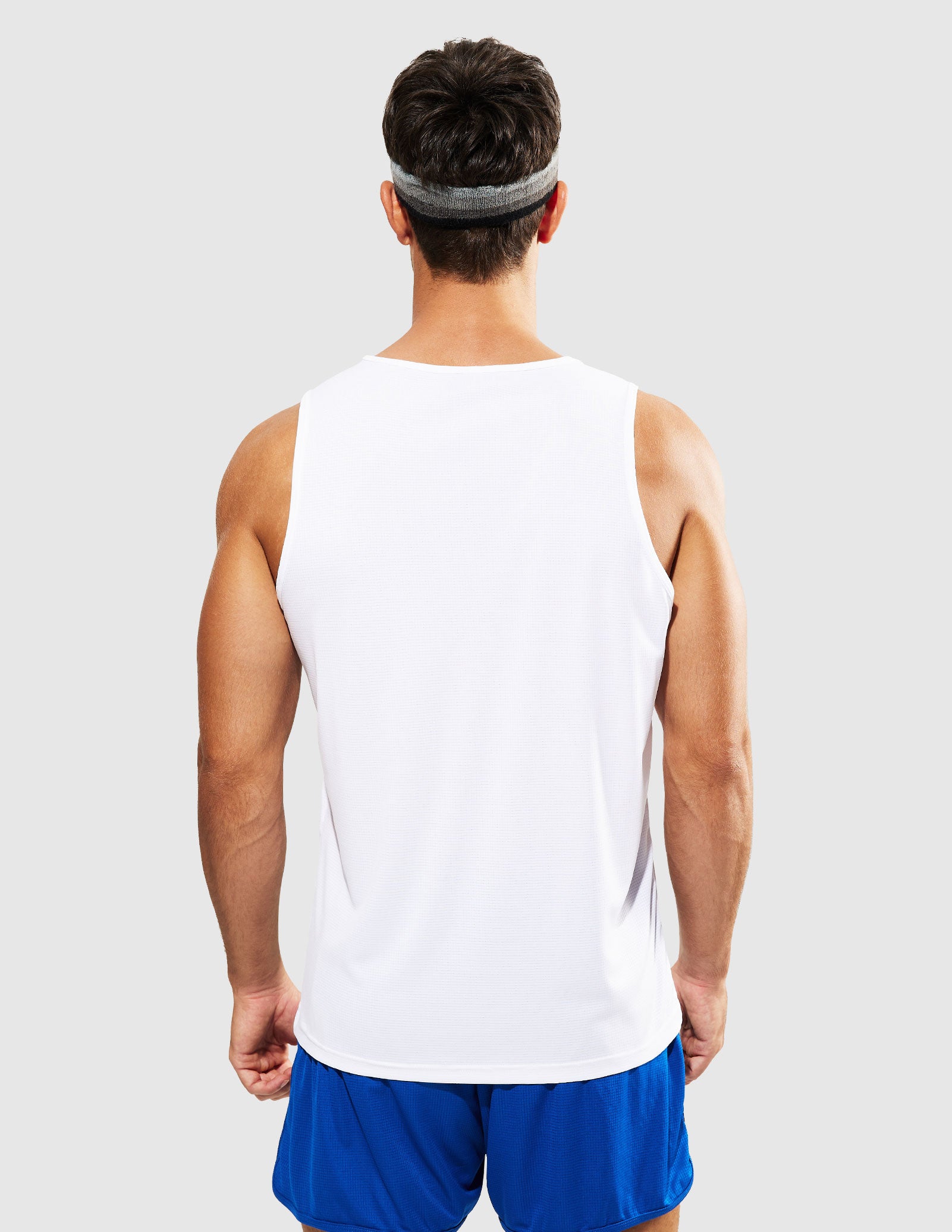 MIER Summer Running Tank Top Lightweight and Sweat Wicking Men's Tank Top