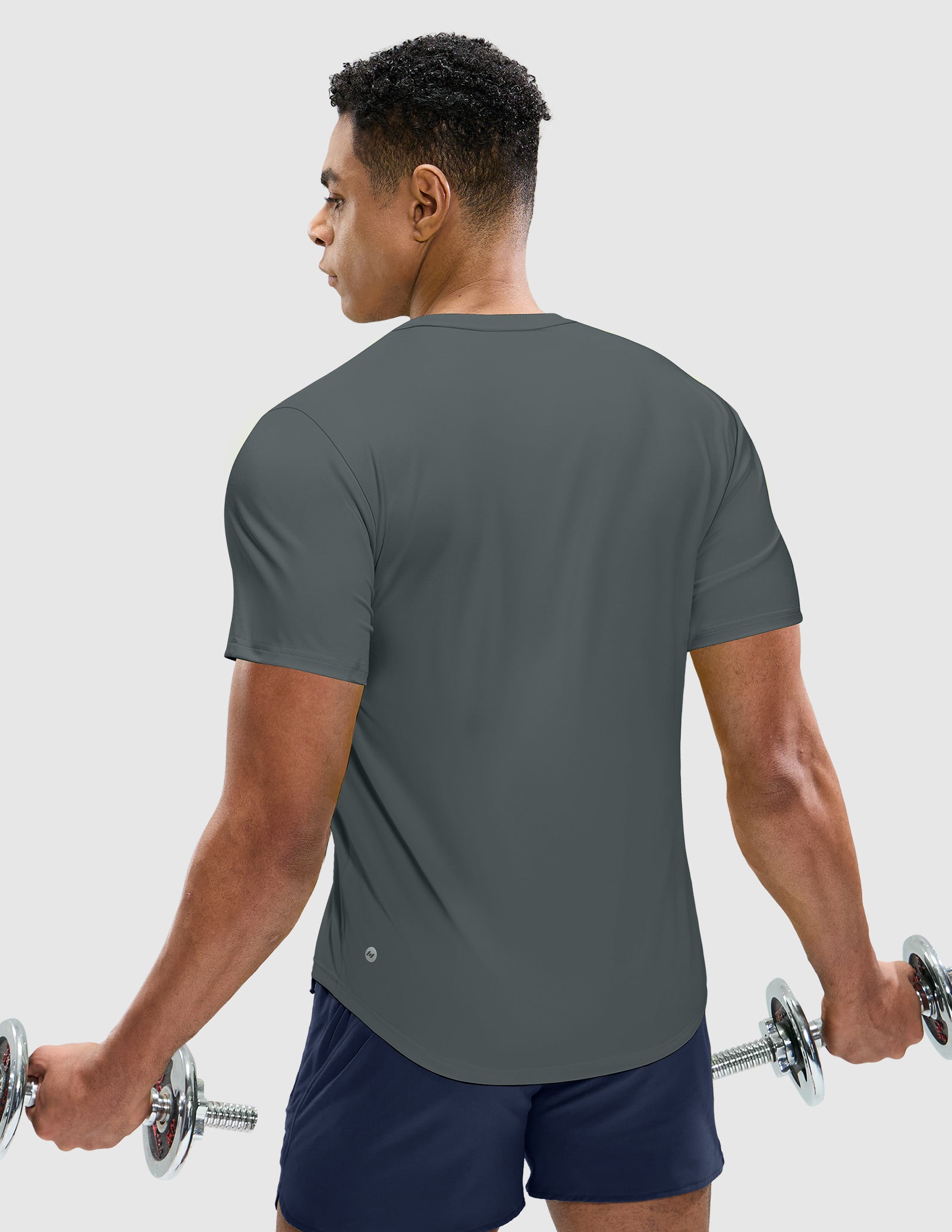 MIER Men’s Workout T-Shirt Dry Fit Short Sleeve UPF 50+ Running Tee Men's T-Shirts