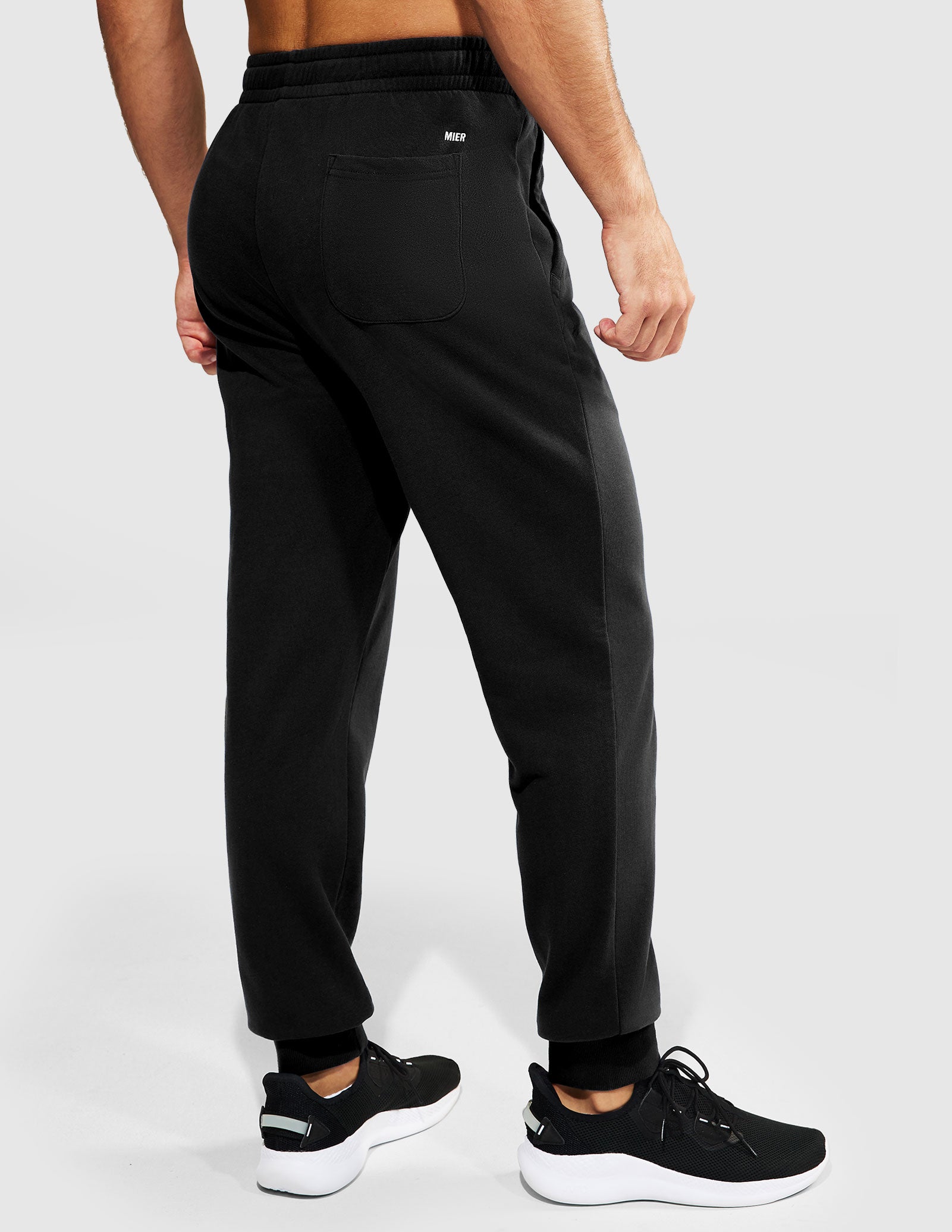 Men's Cotton Joggers Athletic Sweatpants with Pockets