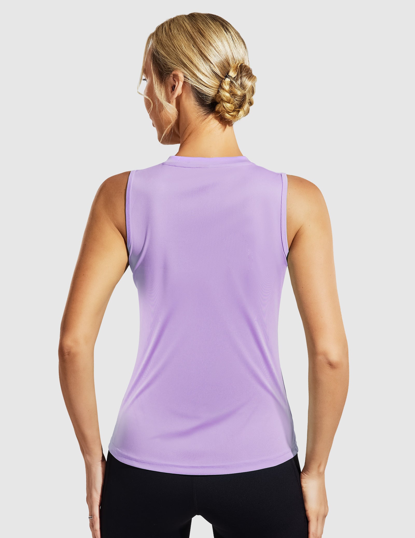 MIER UV Protection Sleeveless Workout Tank Top for Women - Lightweight & Breathable Women's Tank Top