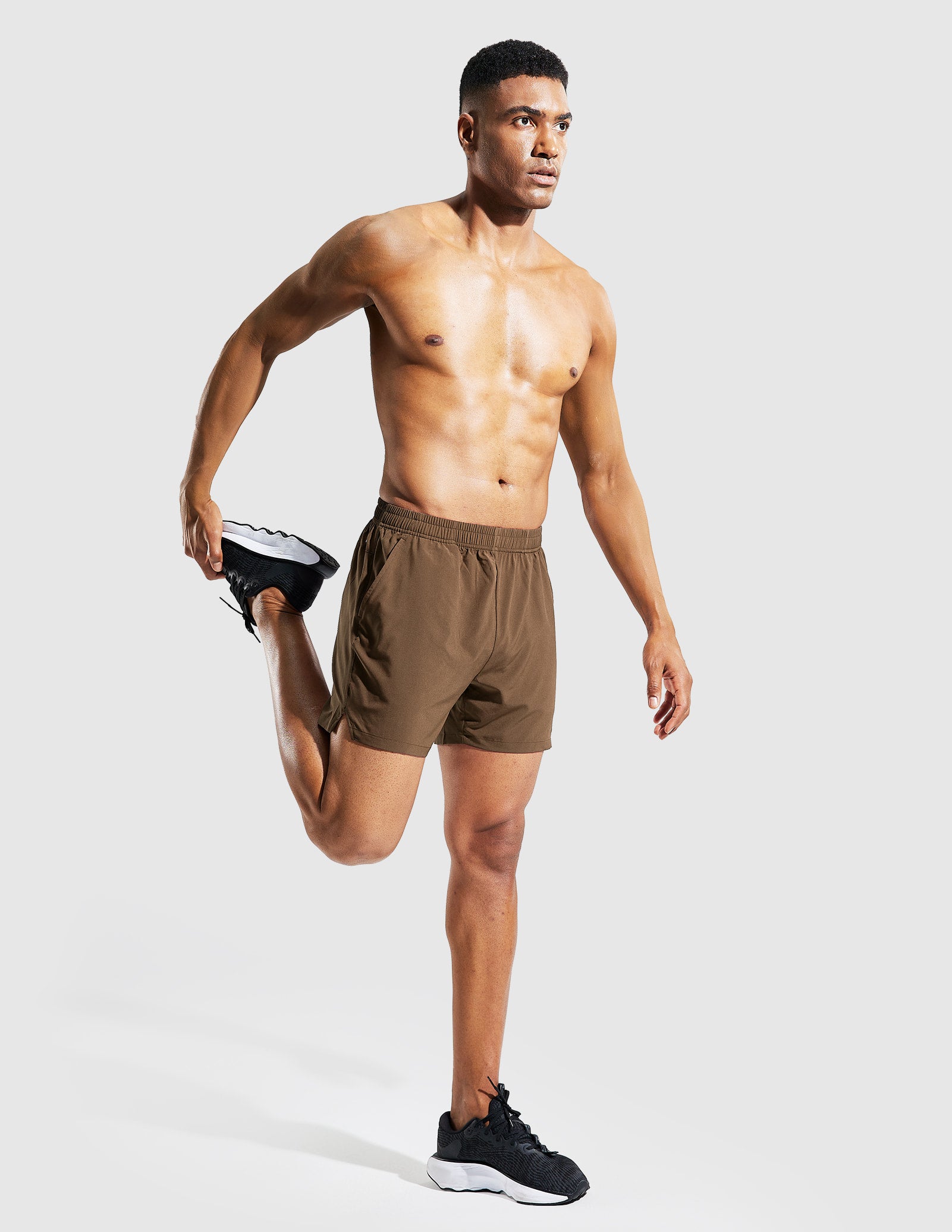 Men's Quick Dry Running Athletic Shorts with Pockets 5 Inch