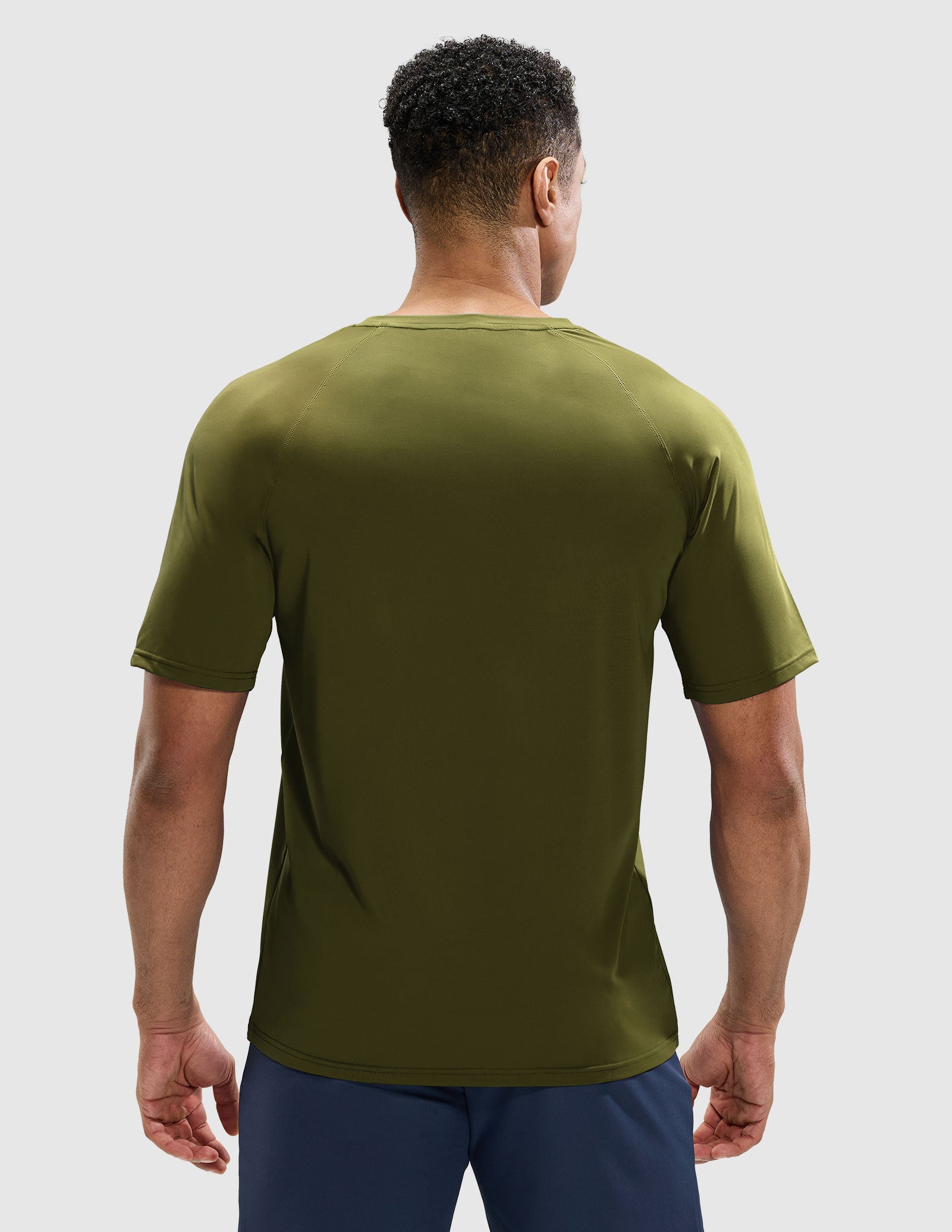 MIER Men's Workout T Shirts Stretchy Quick Dry and Moisture Wicking Men's T-Shirts
