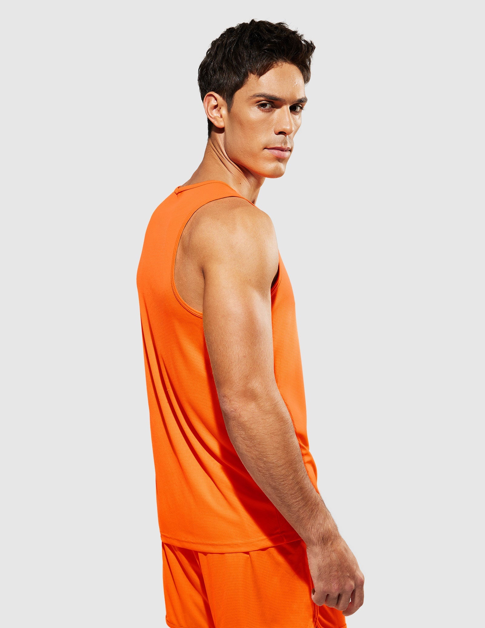 MIER Summer Running Tank Top Lightweight and Sweat Wicking Men's Tank Top