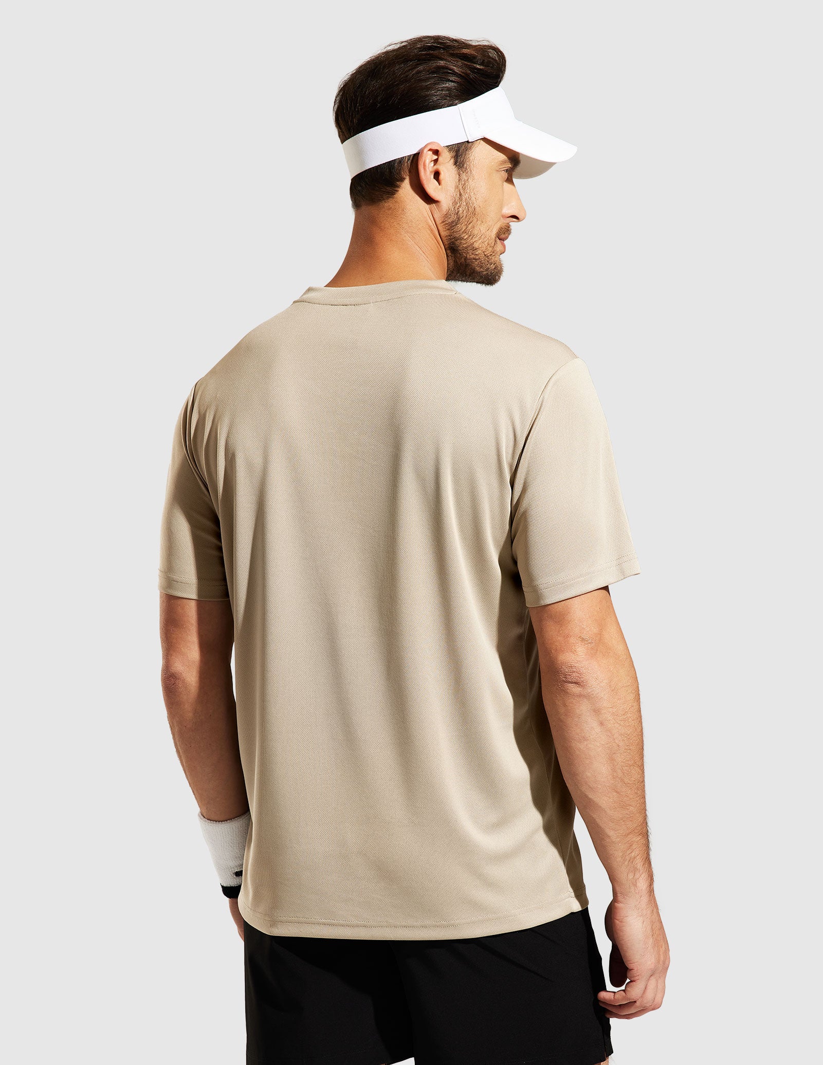 MIER Men's Dry Fit Performance Tees Eco Friendly and Moisture Wicking Men's T-Shirts