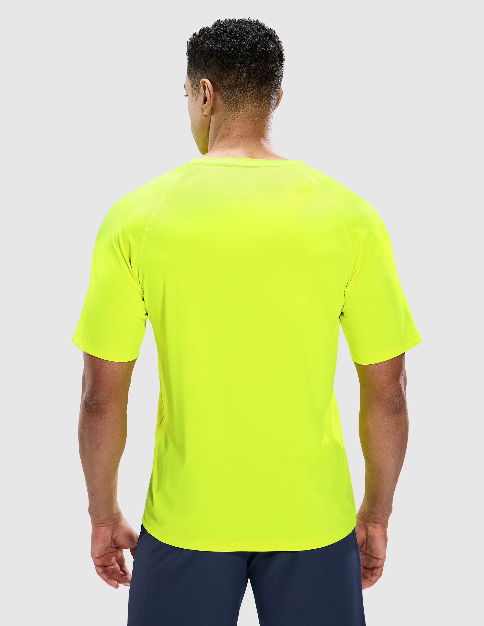 MIER Men's Workout T Shirts Stretchy Quick Dry and Moisture Wicking Men's T-Shirts