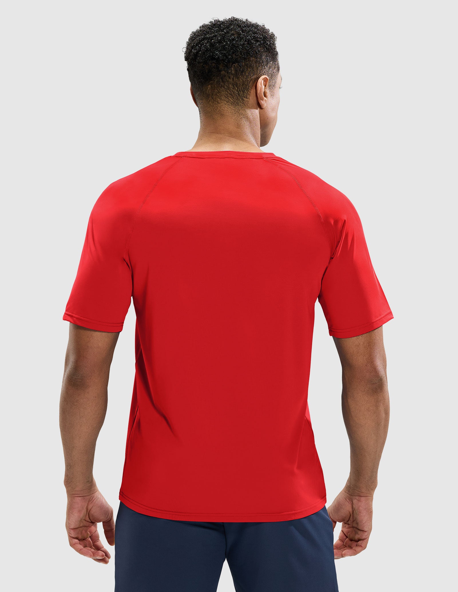 MIER Men's Workout T Shirts Stretchy Quick Dry and Moisture Wicking Men's T-Shirts