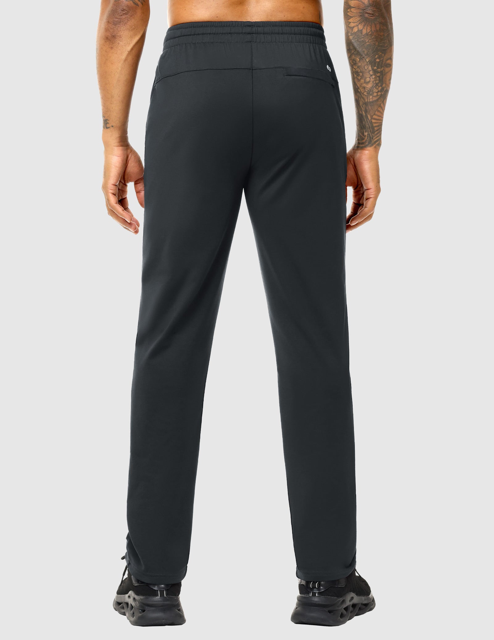 MIER Men's Fleece Lined Athletic Pants with Zipper Pockets | Winter Warm Workout Sweatpants Men's Train Pants
