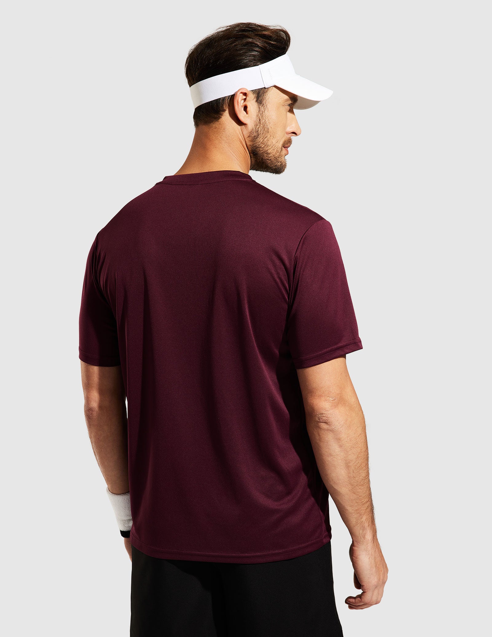 MIER Men's Dry Fit Performance Tees Eco Friendly and Moisture Wicking Men's T-Shirts