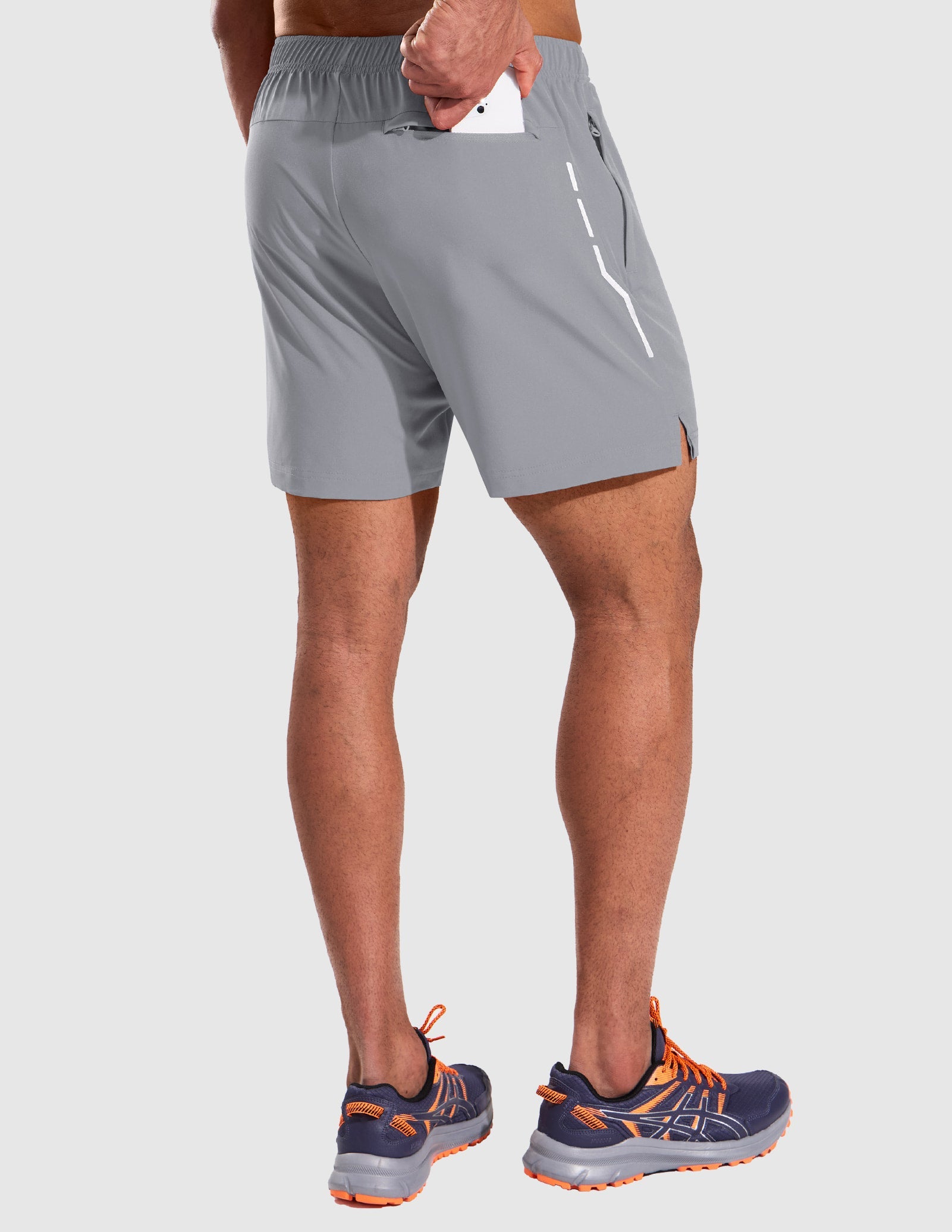 MIER Men’s 5" Athletic Running Shorts Quick Dry Workout Gym Shorts 3 Pockets Men's Shorts