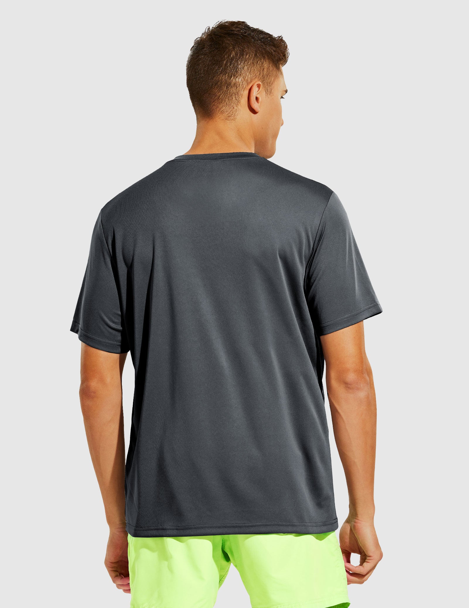 MIER Men's Dry Fit Performance Tees Eco Friendly and Moisture Wicking Men's T-Shirts