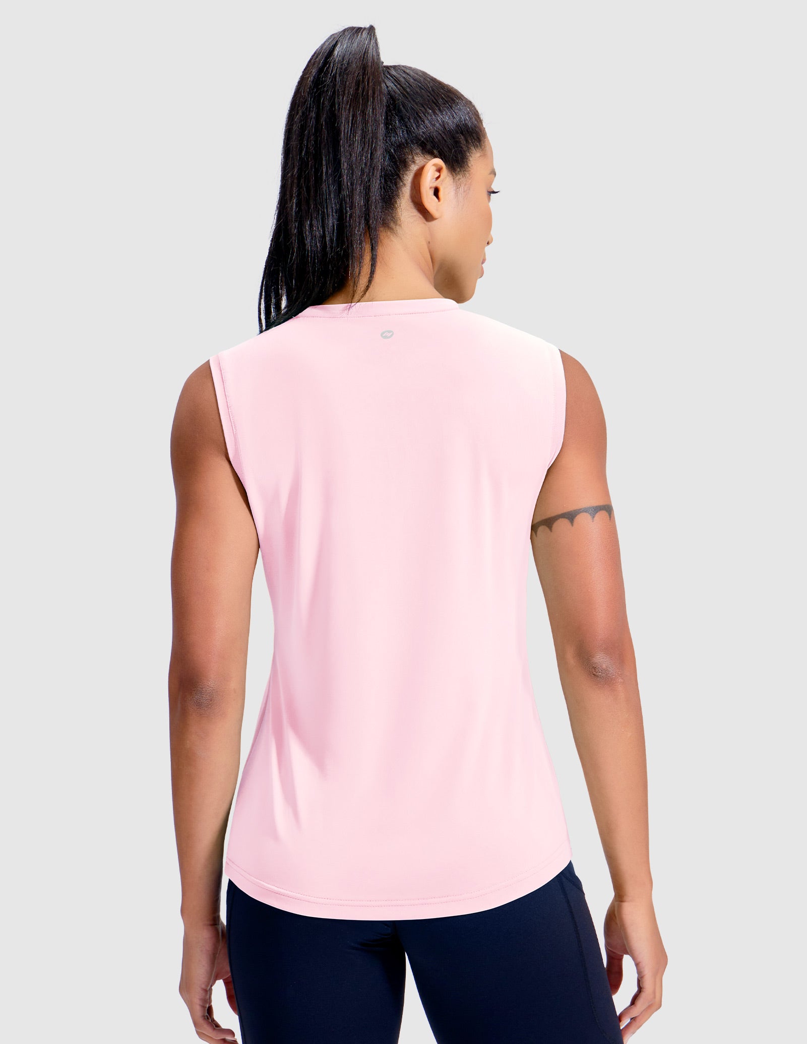 MIER Women’s Sleeveless Athletic Top Dry Fit UPF 50+ Running Workout Tank Women Tank Top