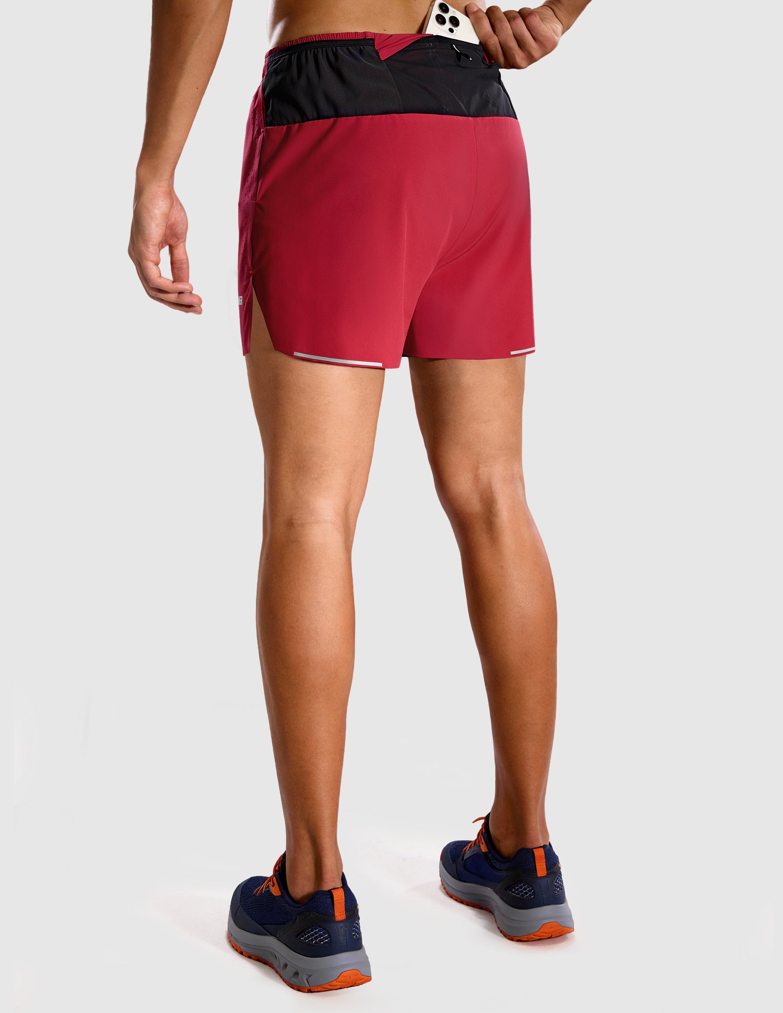 MIER Men's 3.5" Running Shorts Lightweight Marathon Training Shorts Men's Shorts
