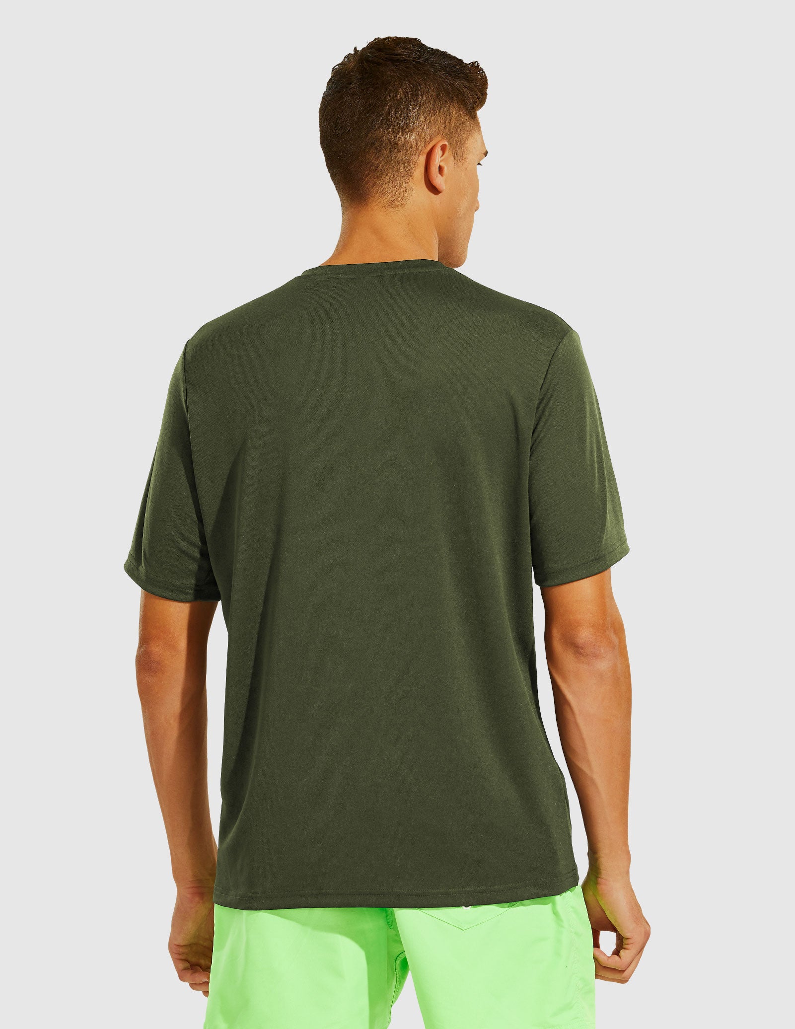 T-shirt da allenamento con scollo a V da uomo Quick Dry Athletic Shirts