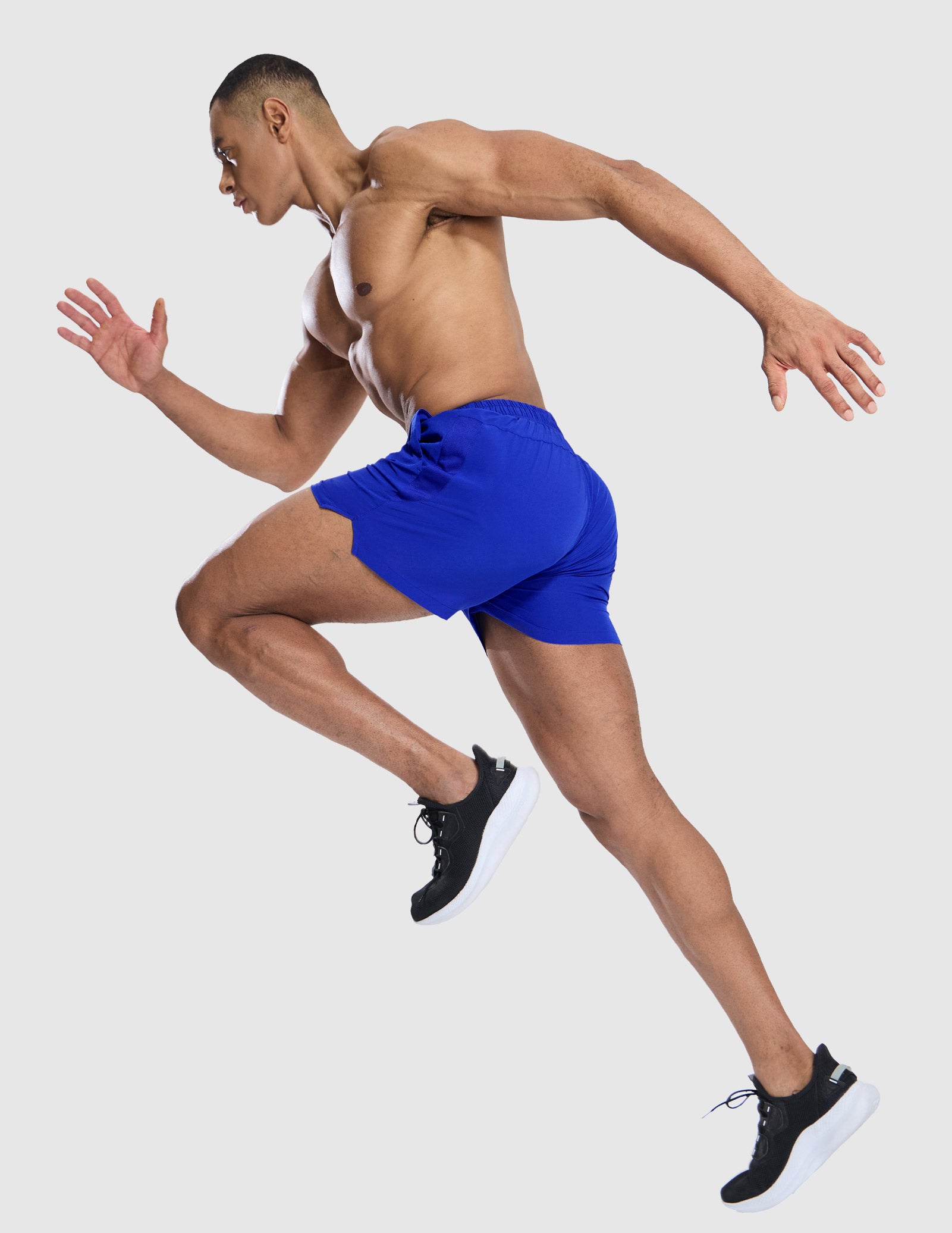 MIER Men's 3 Inch Running Shorts with Liner and Pockets Men's Shorts