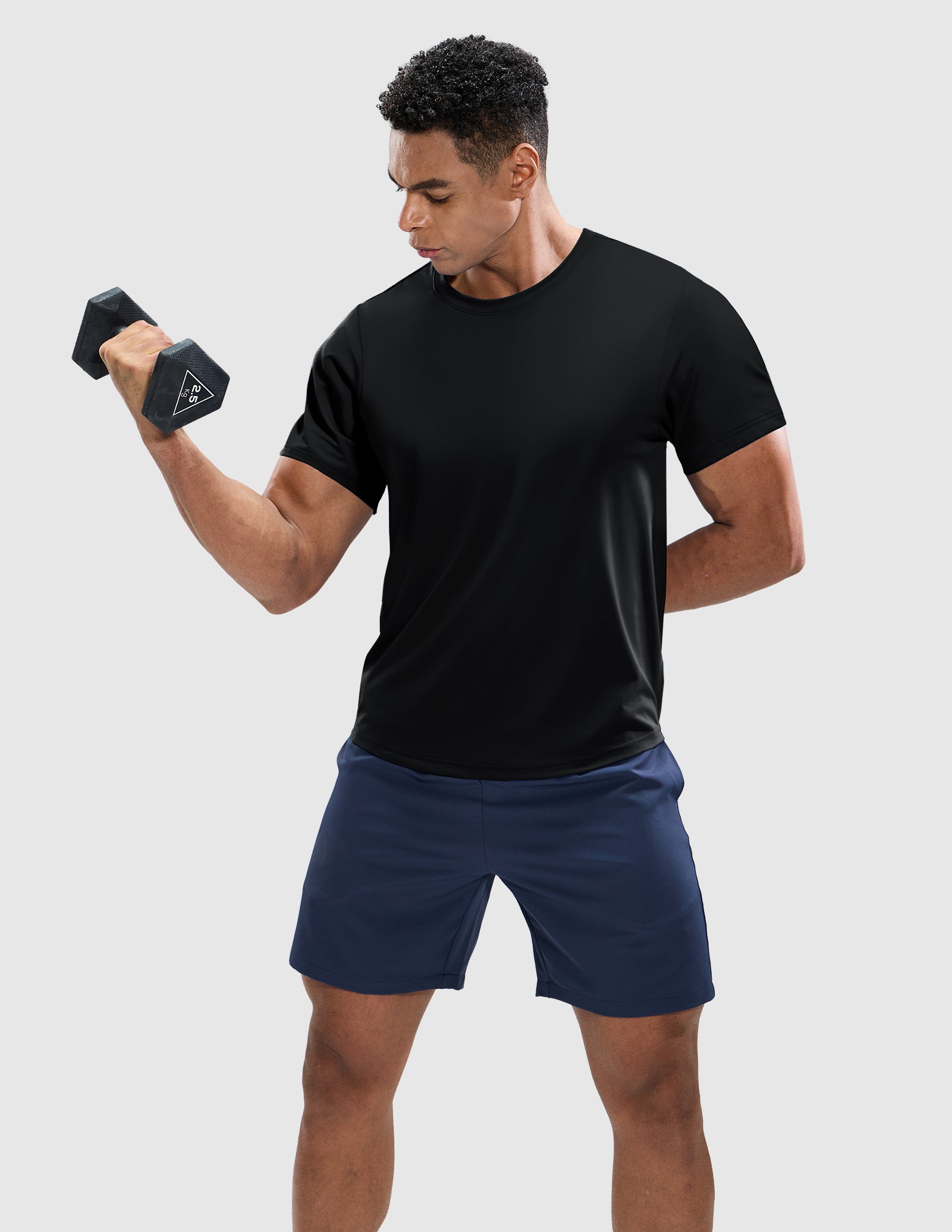 MIER Men’s Workout T-Shirt Dry Fit Short Sleeve UPF 50+ Running Tee Men's T-Shirts
