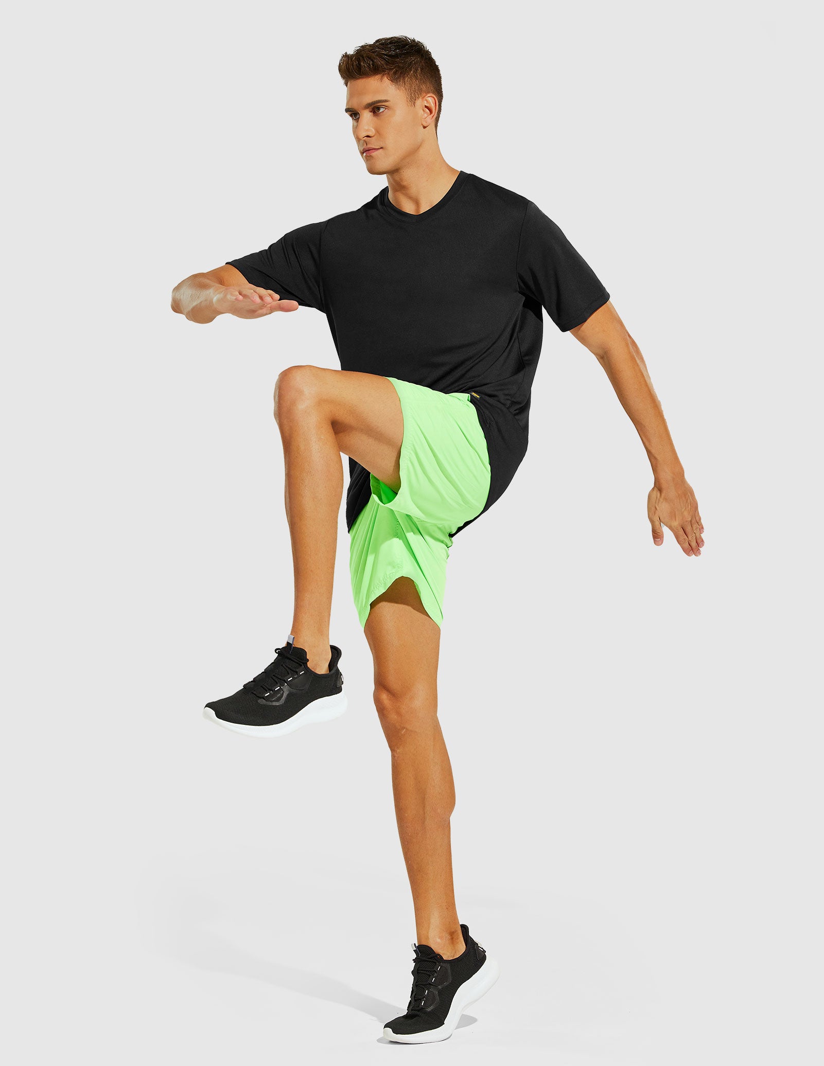 MIER Men's Dry Fit Performance Tees Eco Friendly and Moisture Wicking Men's T-Shirts