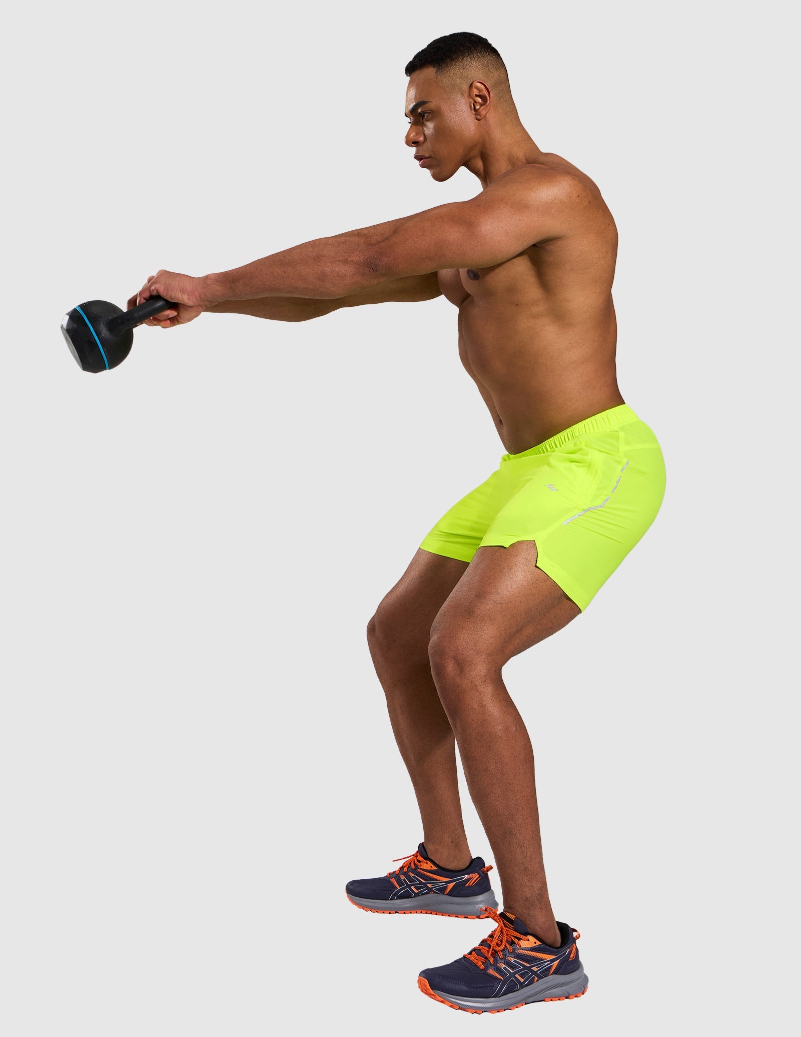 MIER Men’s 5" Athletic Running Shorts Quick Dry Workout Gym Shorts 3 Pockets Men's Shorts