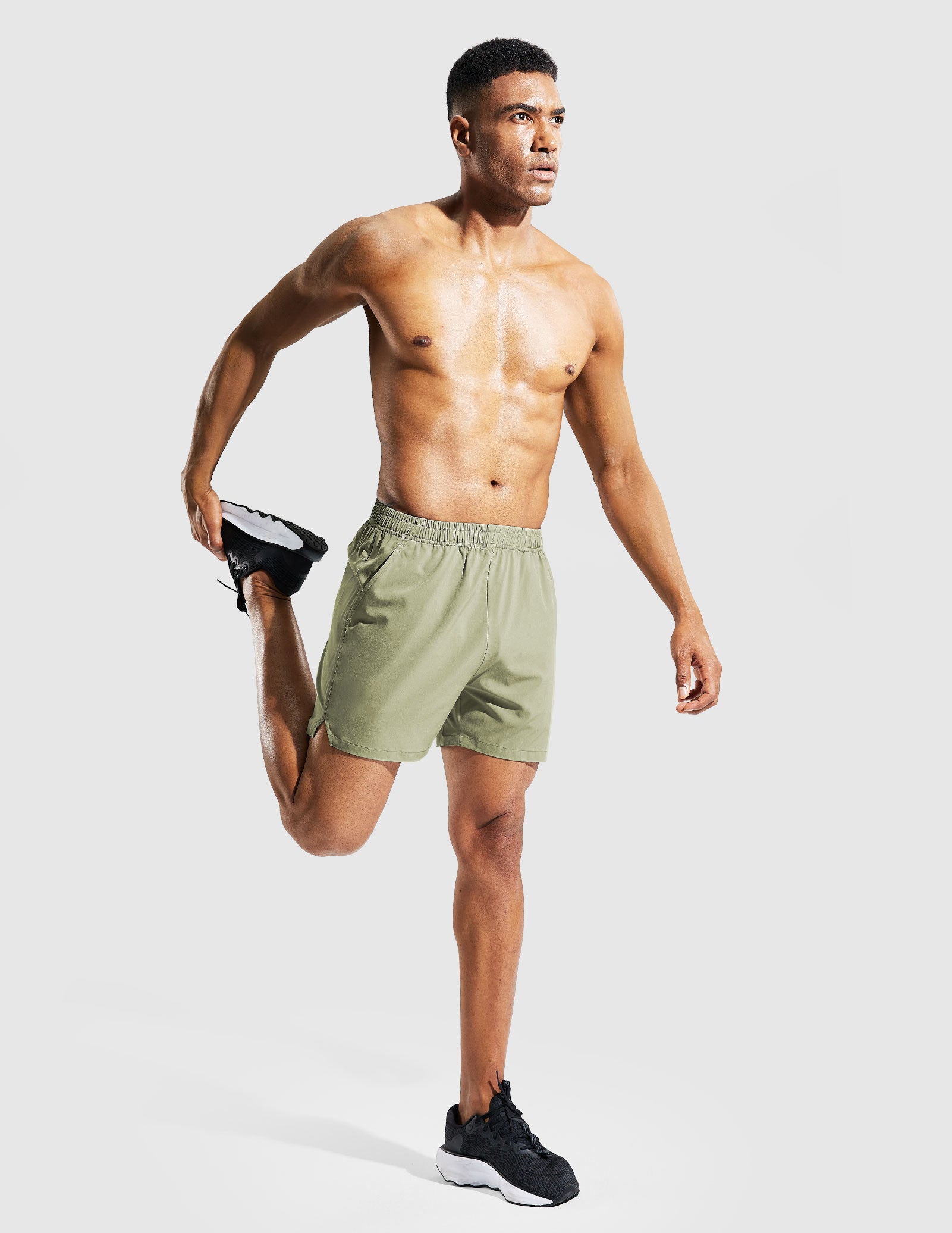 MIER Men's 5 Inch Quick Dry Running Shorts with Pockets Men's Shorts