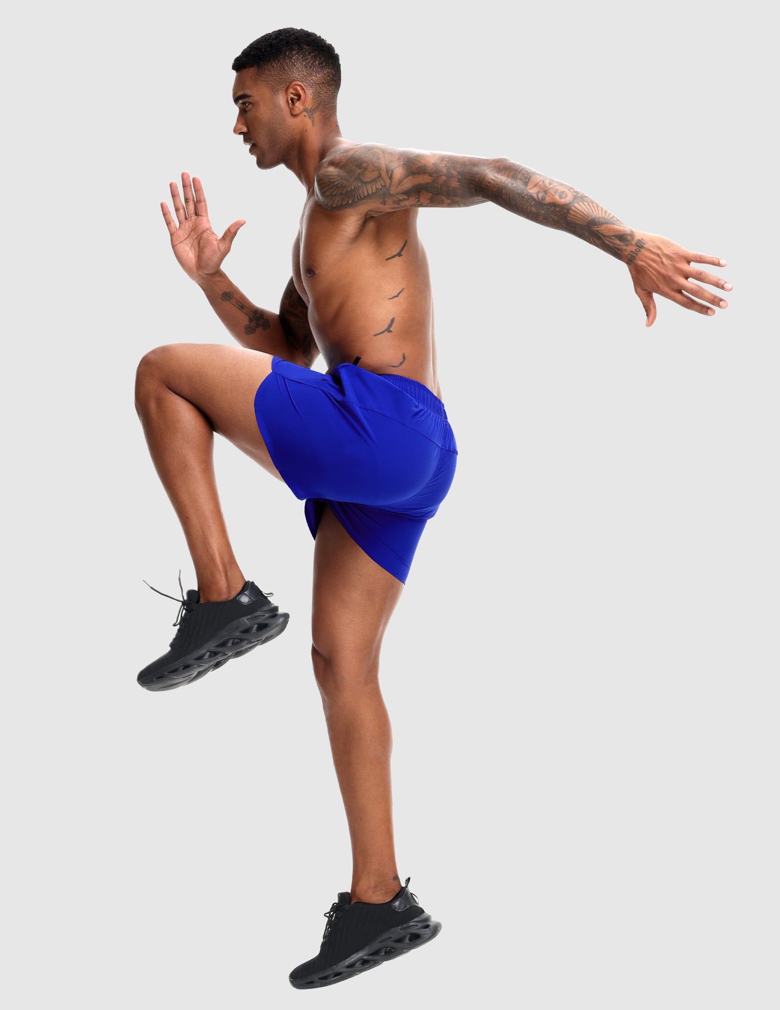Men's PaceLite Logo Shorts W/Brief 3"