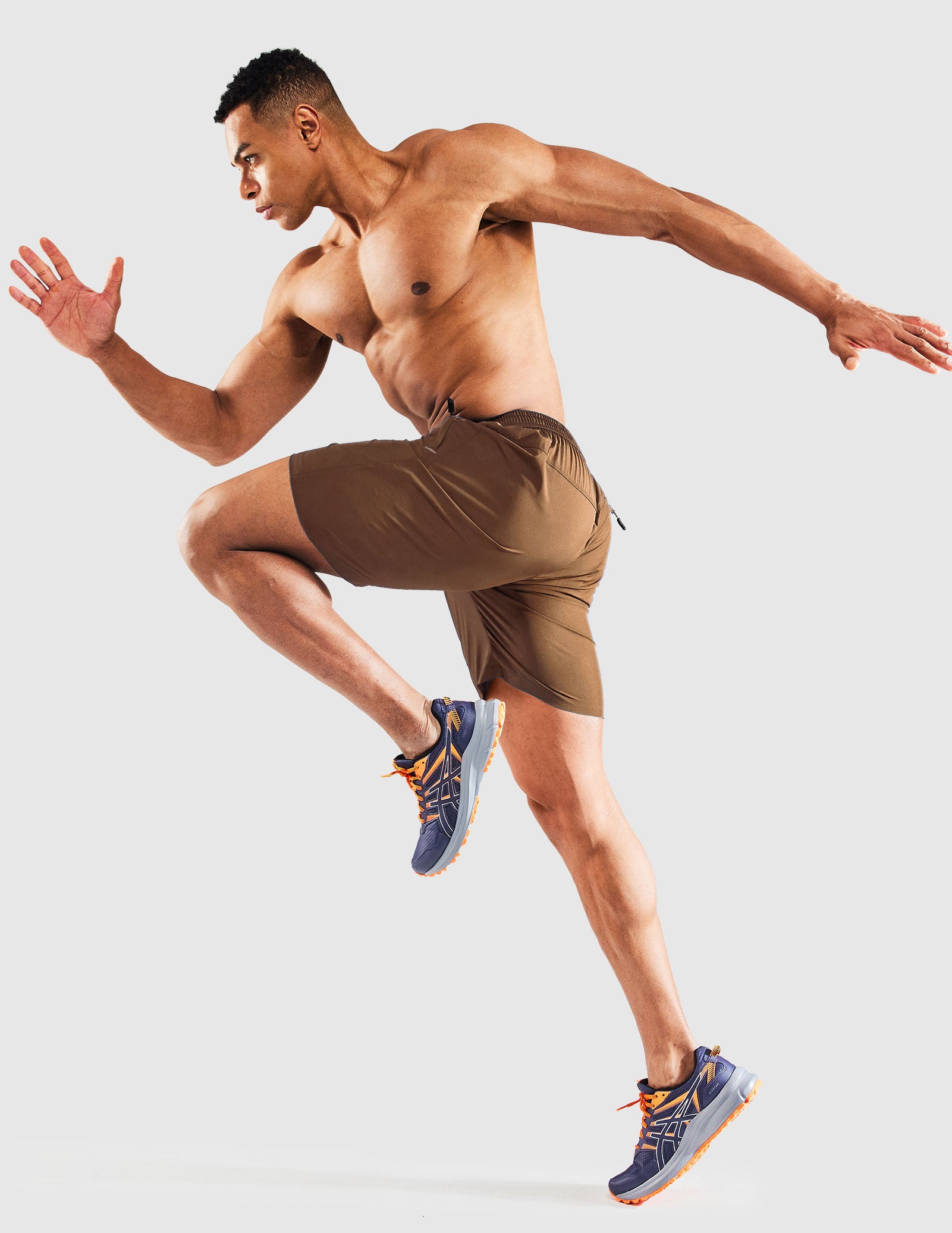 MIER Men's 7 Inch Quick Dry Running Shorts with Phone Pocket Men's Shorts