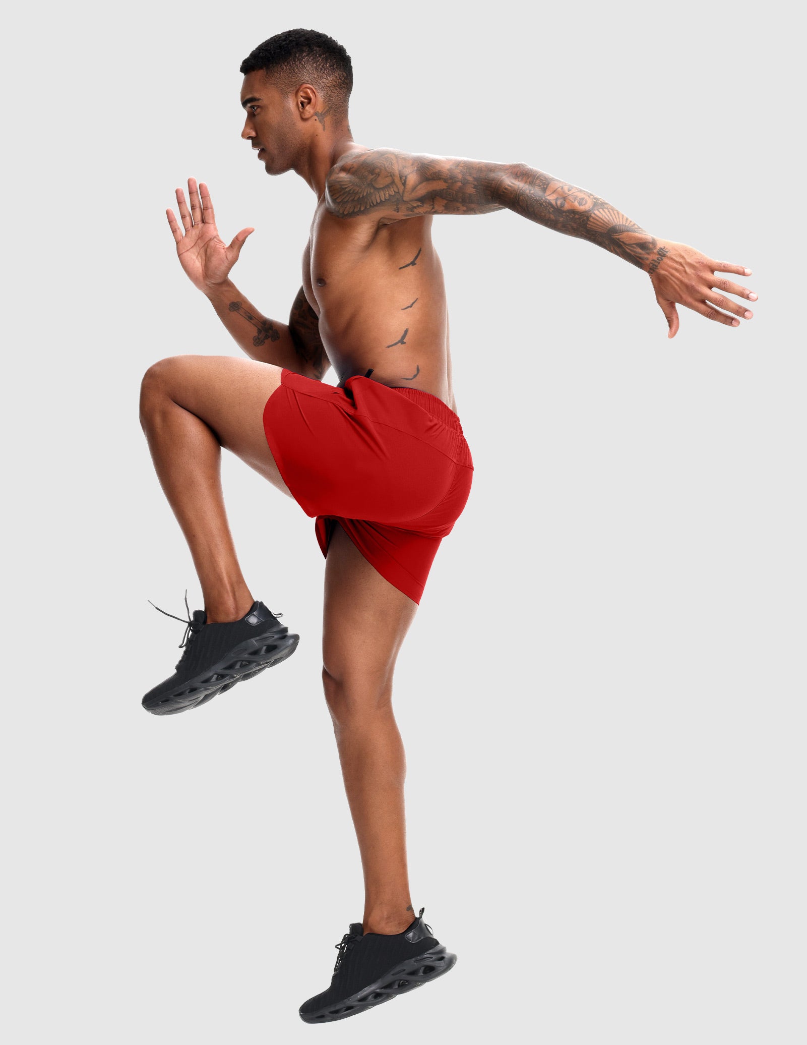 Men's PaceLite Logo Shorts W/Brief 3"