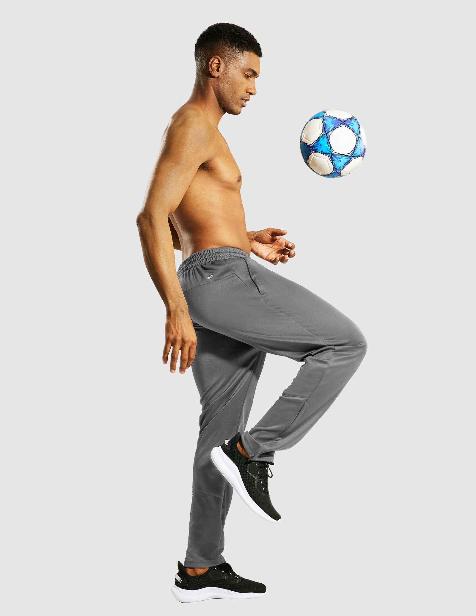 MIER Men's Stretch Athletic Joggers for Running and Gym Men's Train Pants