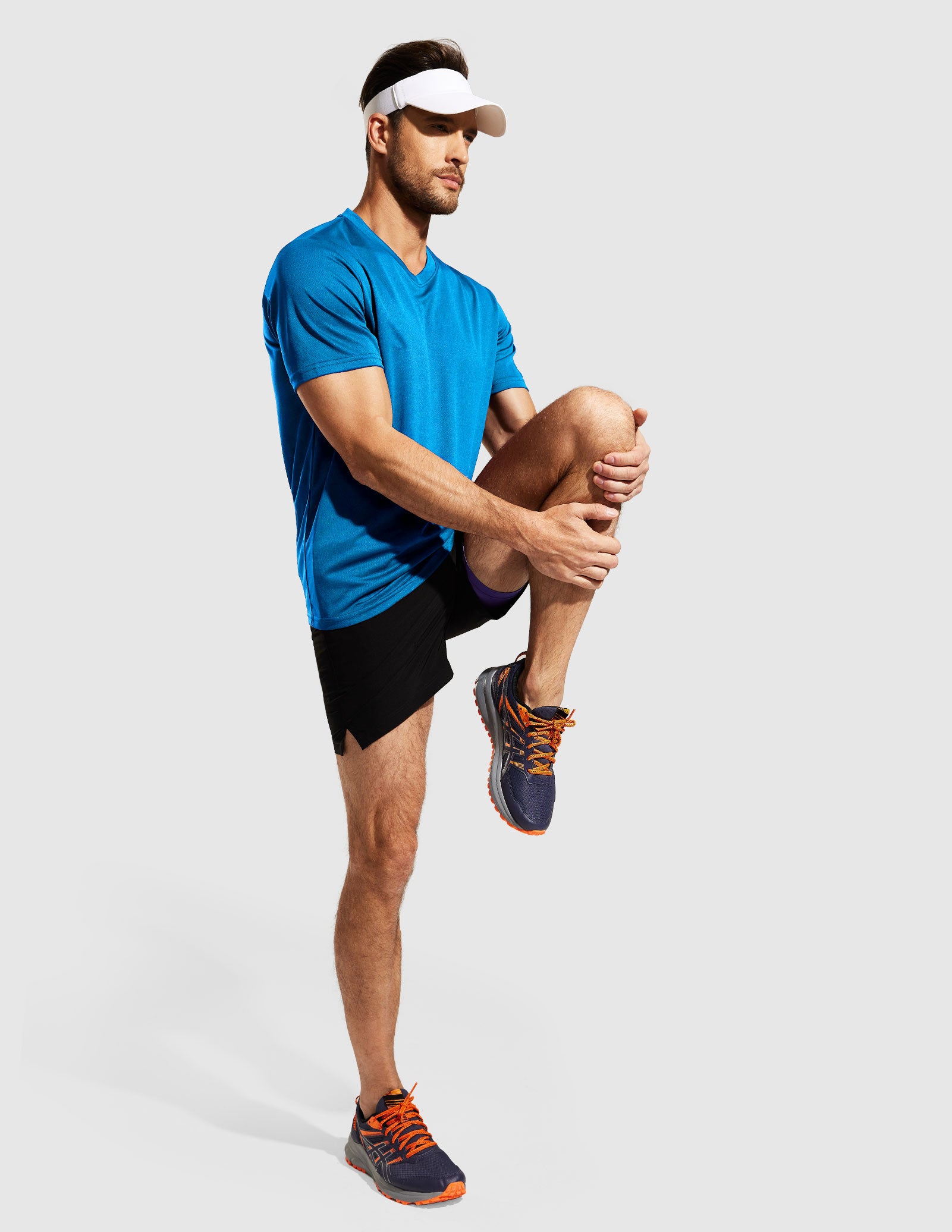 MIER Men's Dry Fit Performance Tees Eco Friendly and Moisture Wicking Men's T-Shirts