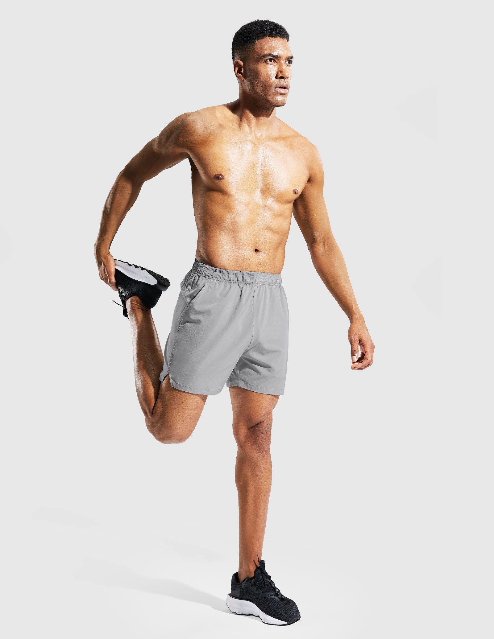 MIER Men's 5 Inch Quick Dry Running Shorts with Pockets Men's Shorts