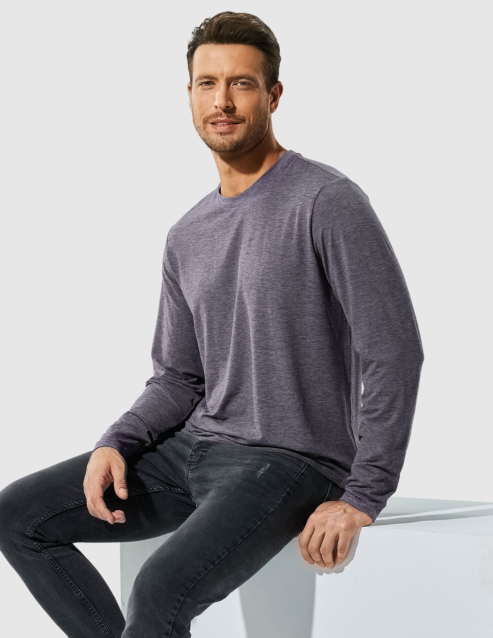 Men’s X-Sofort™ Buttery Soft Long Sleeve Athletic Crew Neck Tee