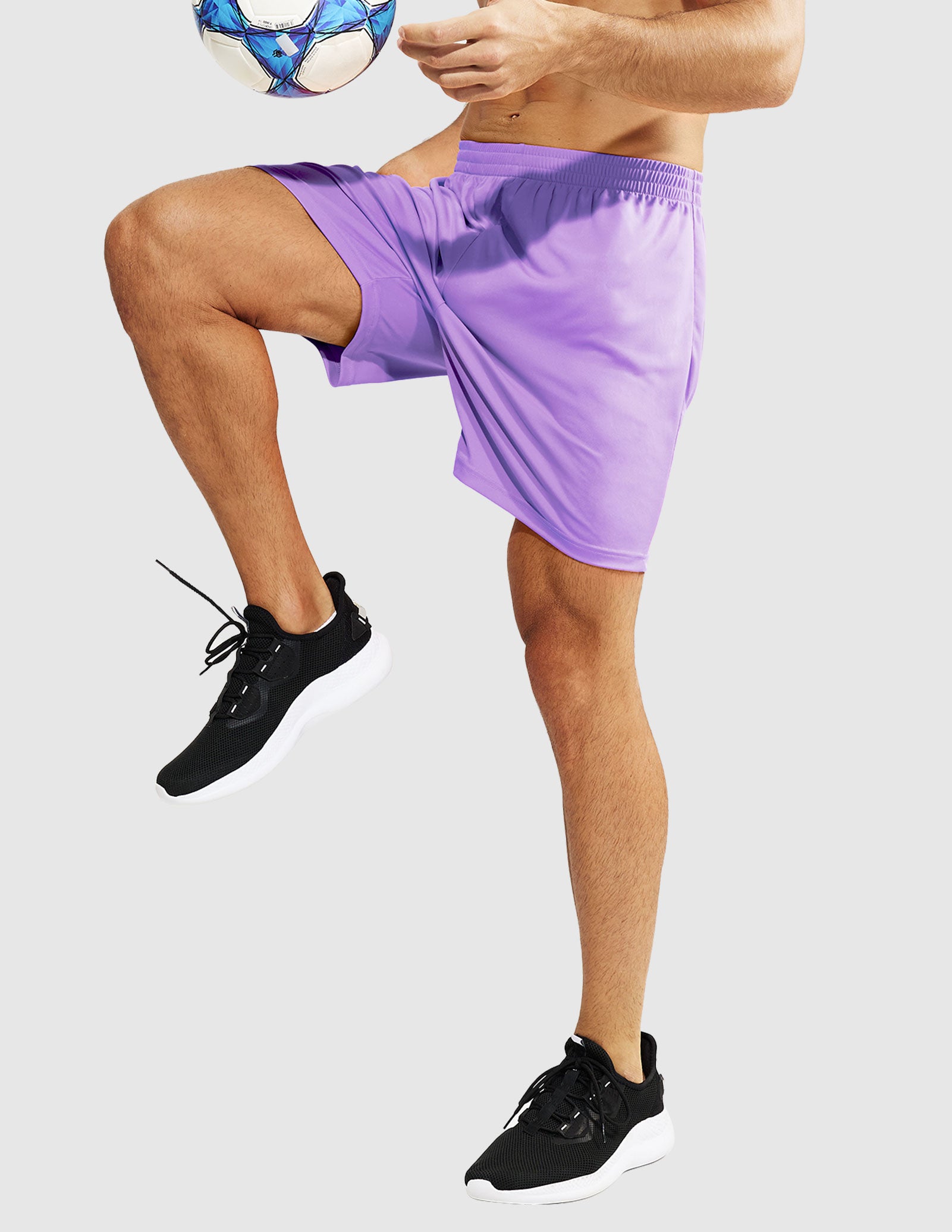 MIER Men Quick-Dry Athletic Running Shorts without Pockets Men's Shorts