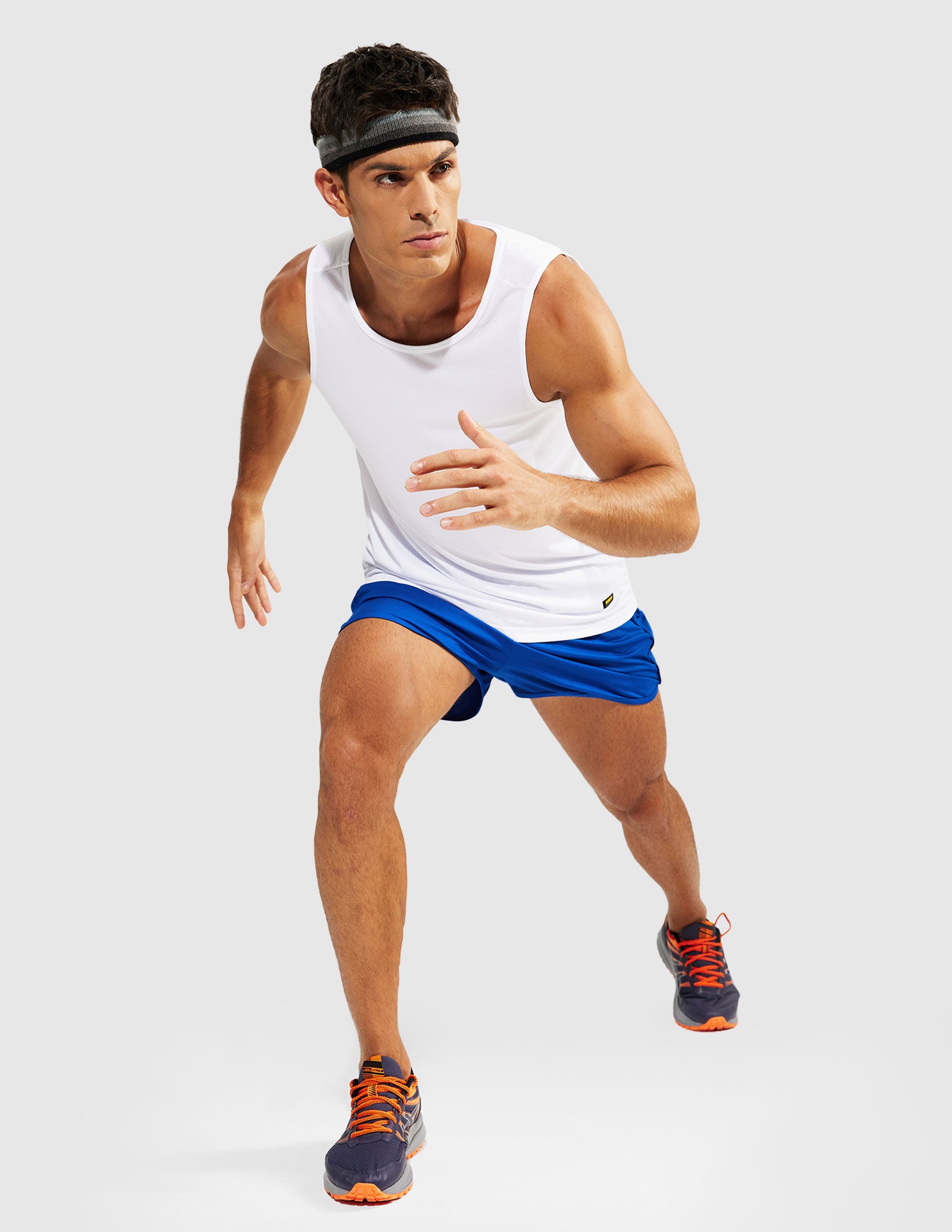 MIER Summer Running Tank Top Lightweight and Sweat Wicking Men's Tank Top