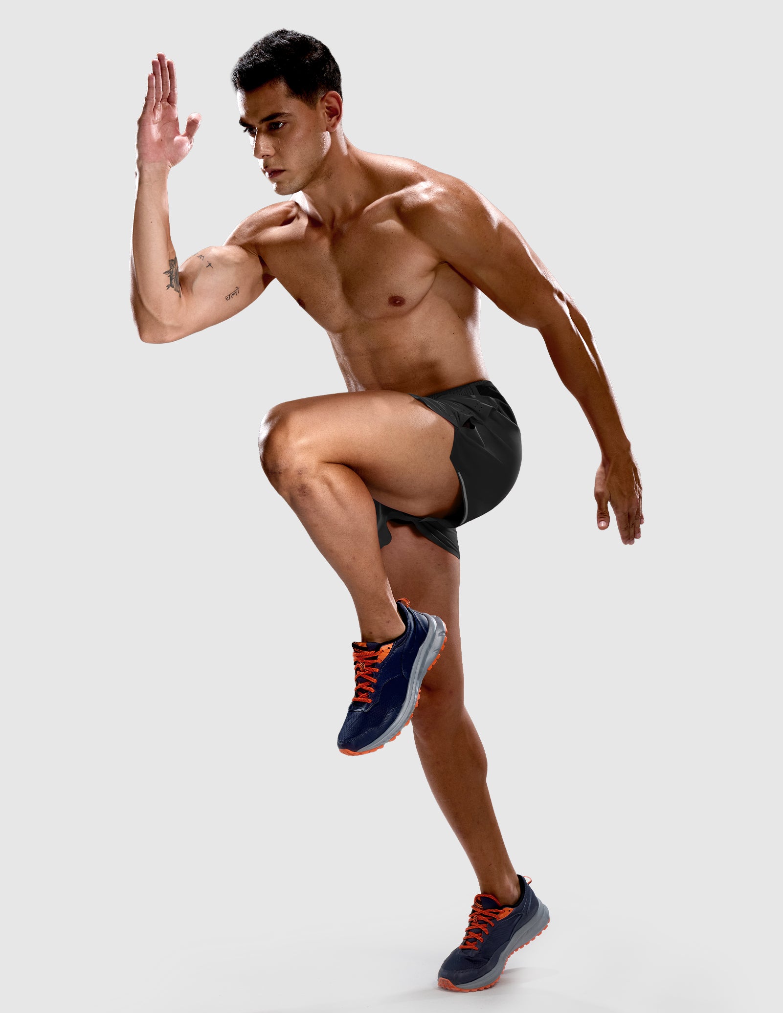 MIER Men's 3.5" Running Shorts Lightweight Marathon Training Shorts Men's Shorts