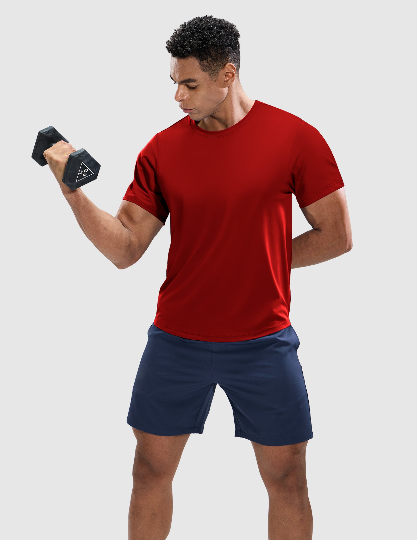 MIER Men’s Workout T-Shirt Dry Fit Short Sleeve UPF 50+ Running Tee Men's T-Shirts