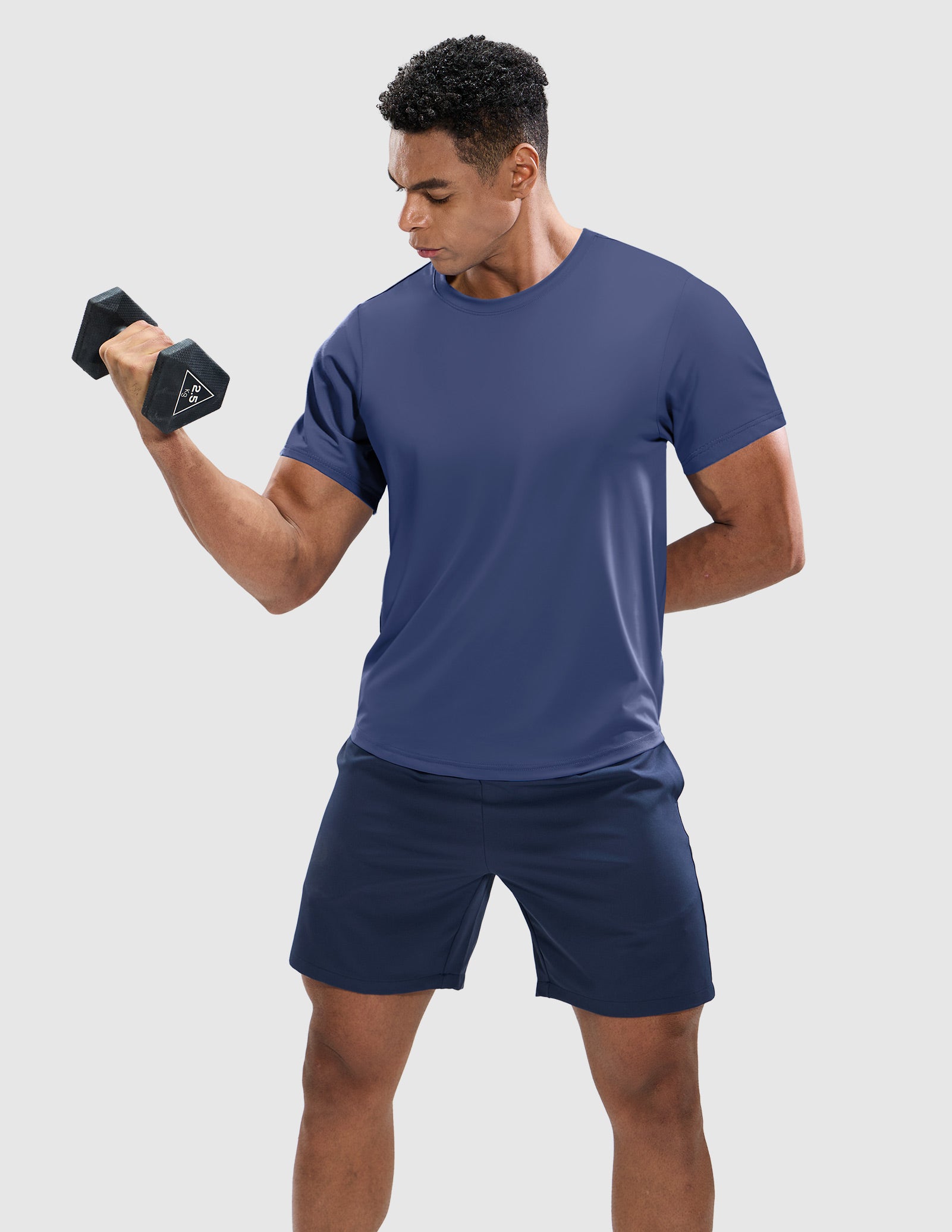 MIER Men’s Workout T-Shirt Dry Fit Short Sleeve UPF 50+ Running Tee Men's T-Shirts