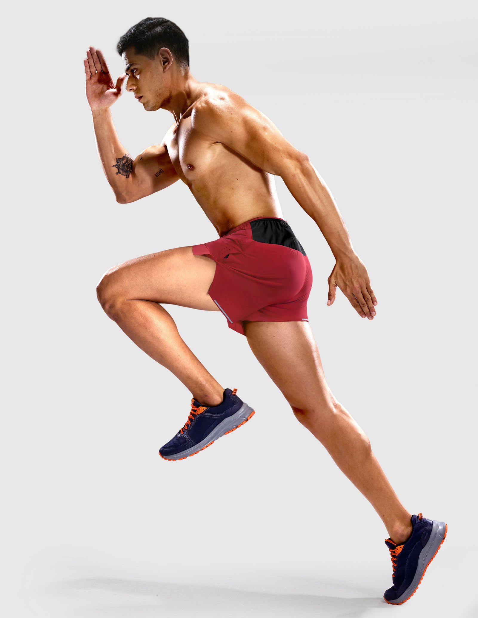 MIER Men's 3.5" Running Shorts Lightweight Marathon Training Shorts Men's Shorts