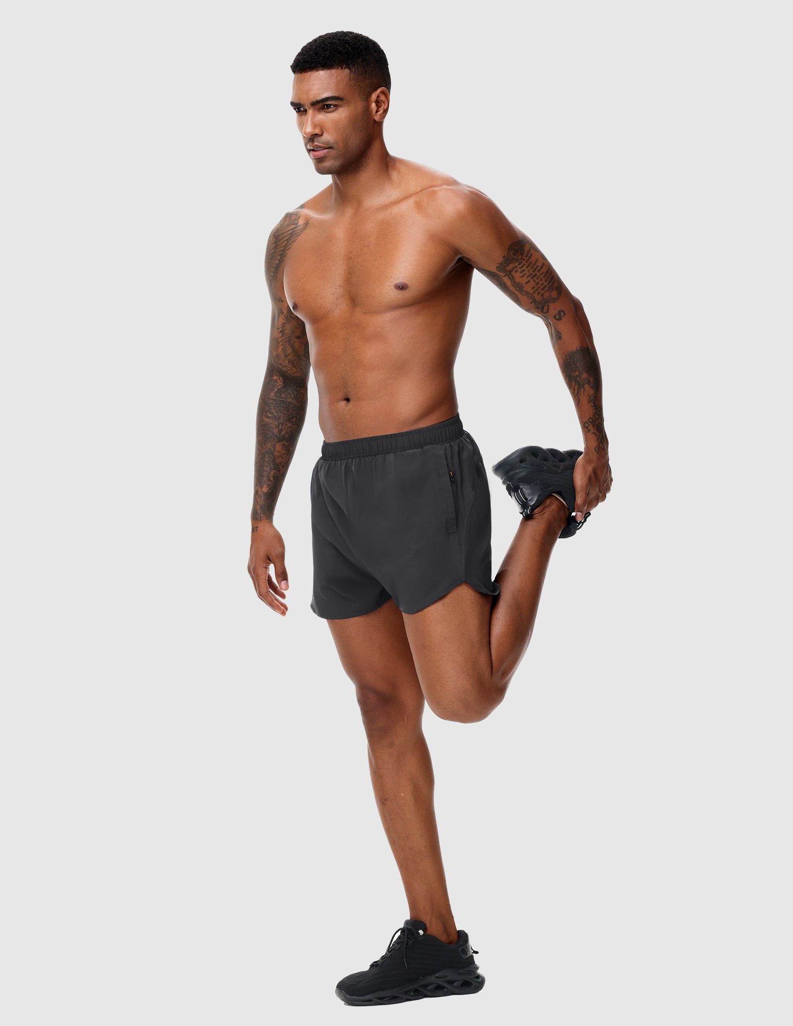 Men's PaceLite Logo Shorts W/Brief 3"