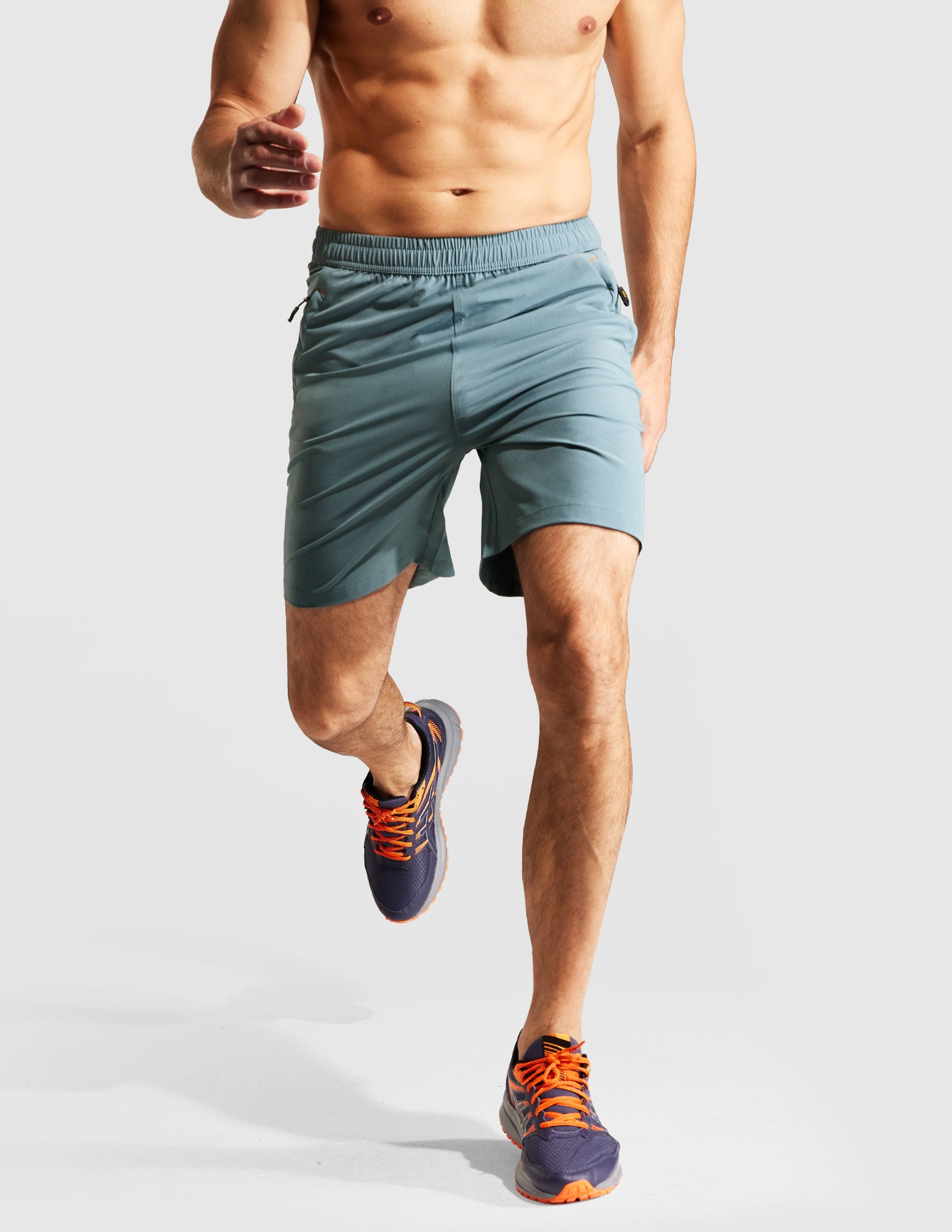 EVERWORTH - Shorts de entrenamiento para hombre, pantalones cortos de  entrenamiento ajustados para correr, con bolsillo con cremallera, en 3  colores