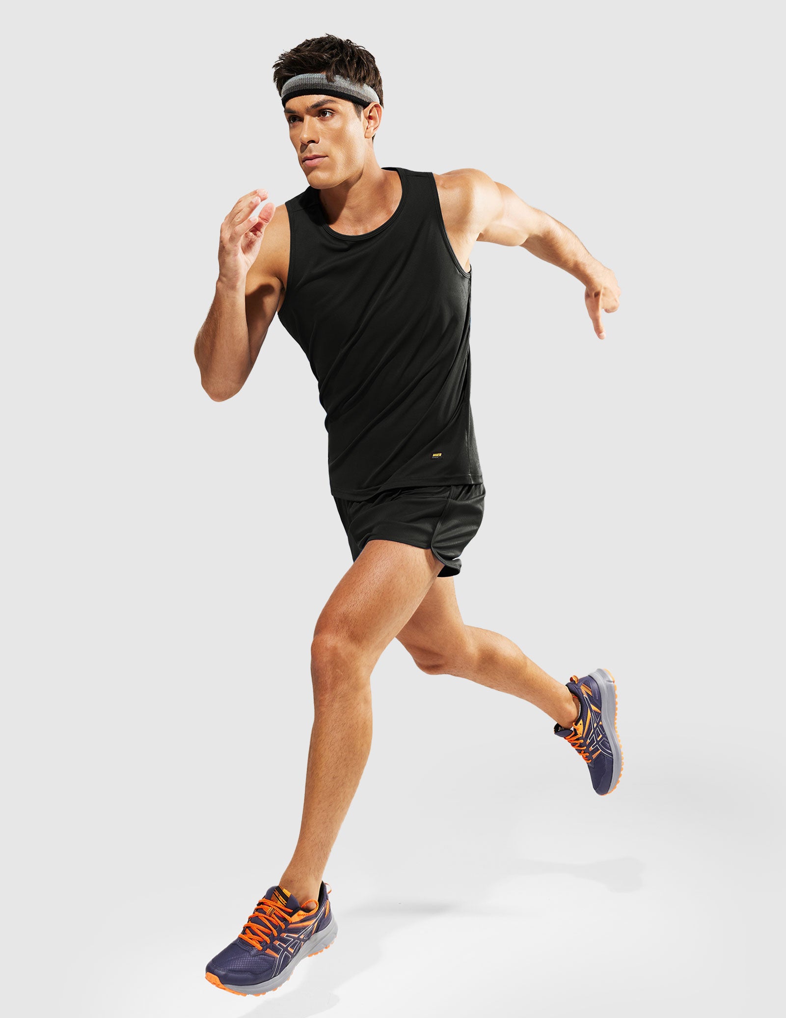 MIER Summer Running Tank Top Lightweight and Sweat Wicking Men's Tank Top