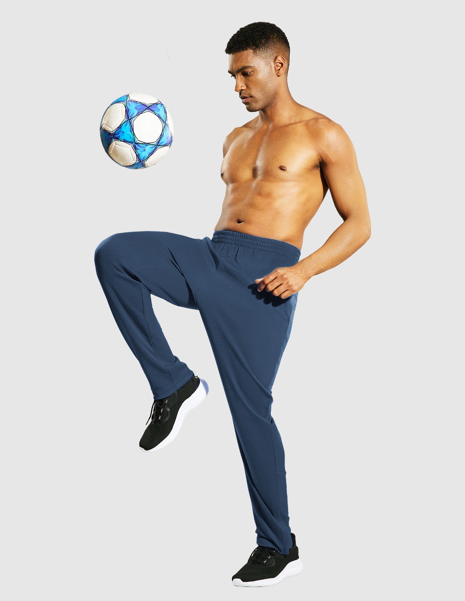 MIER Men's Stretch Athletic Joggers for Running and Gym Men's Train Pants