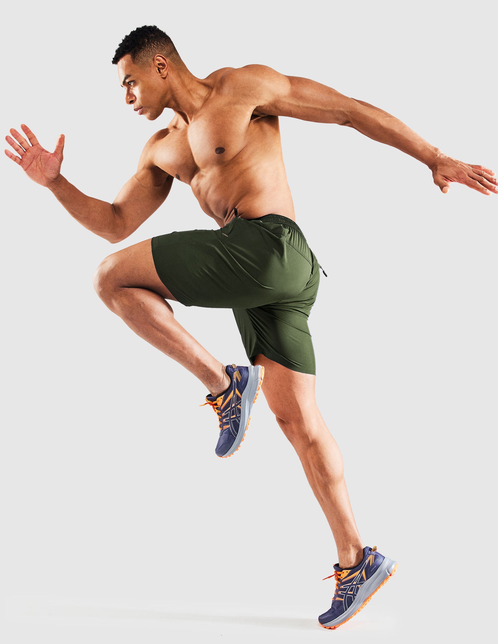 MIER Men's 7 Inch Quick Dry Running Shorts with Phone Pocket Men's Shorts
