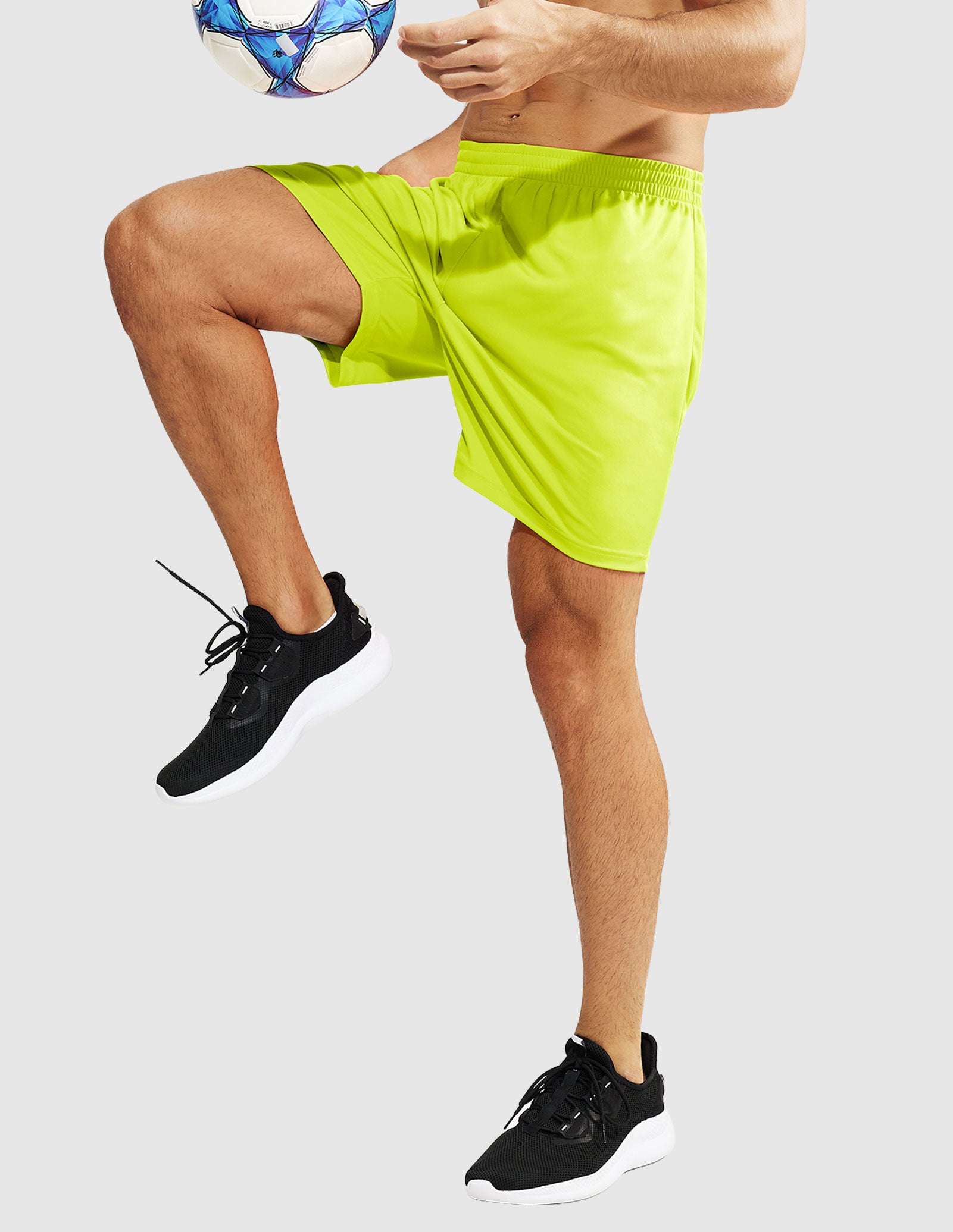 MIER Men Quick-Dry Athletic Running Shorts without Pockets Men's Shorts