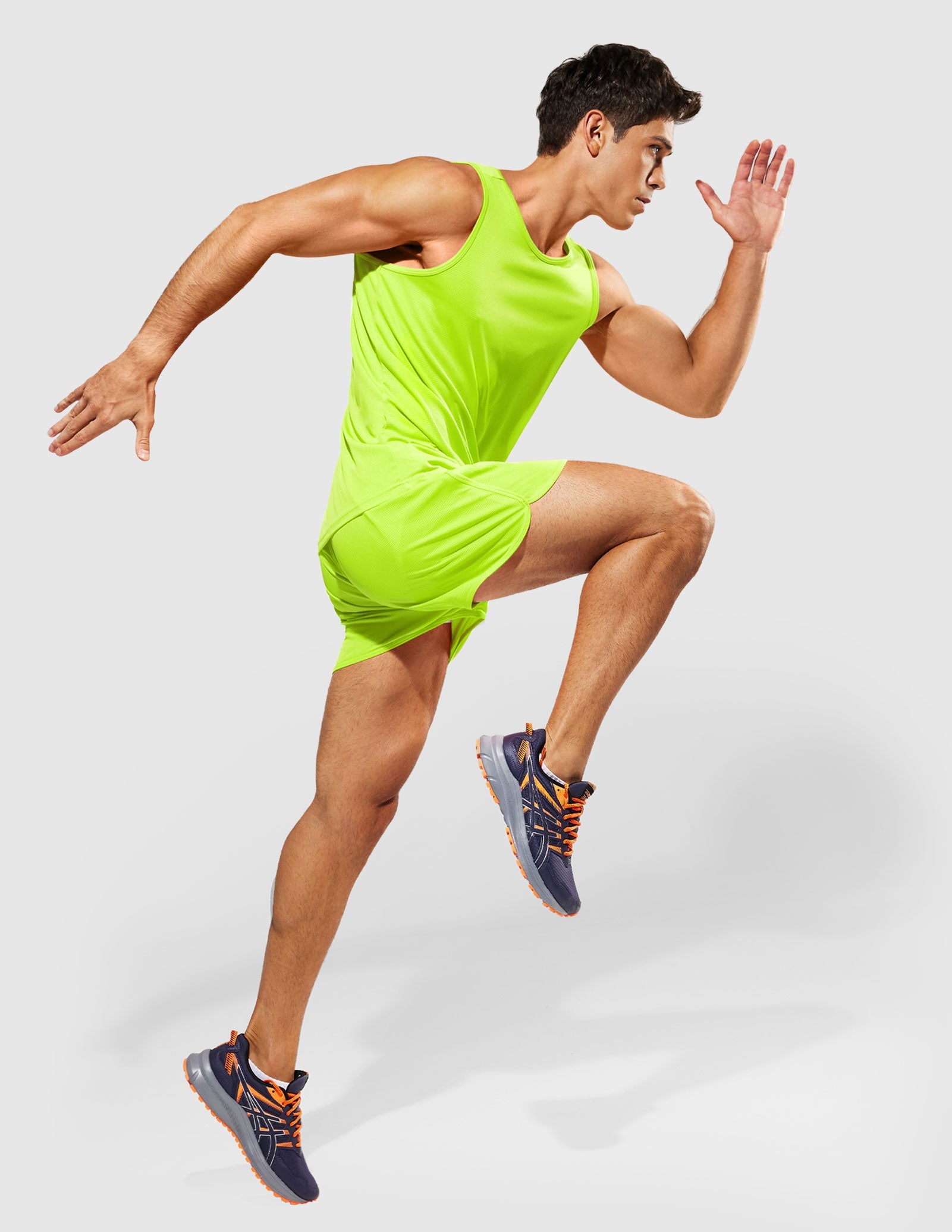 MIER Summer Running Tank Top Lightweight and Sweat Wicking Men's Tank Top