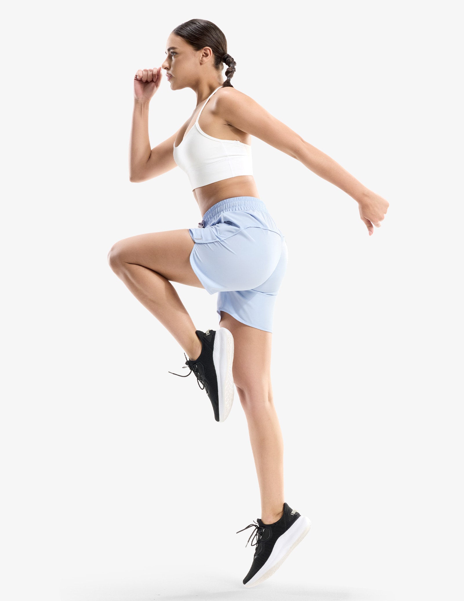 MIER Women's 5" Running Shorts with Secure Zipper Pockets Women Shorts