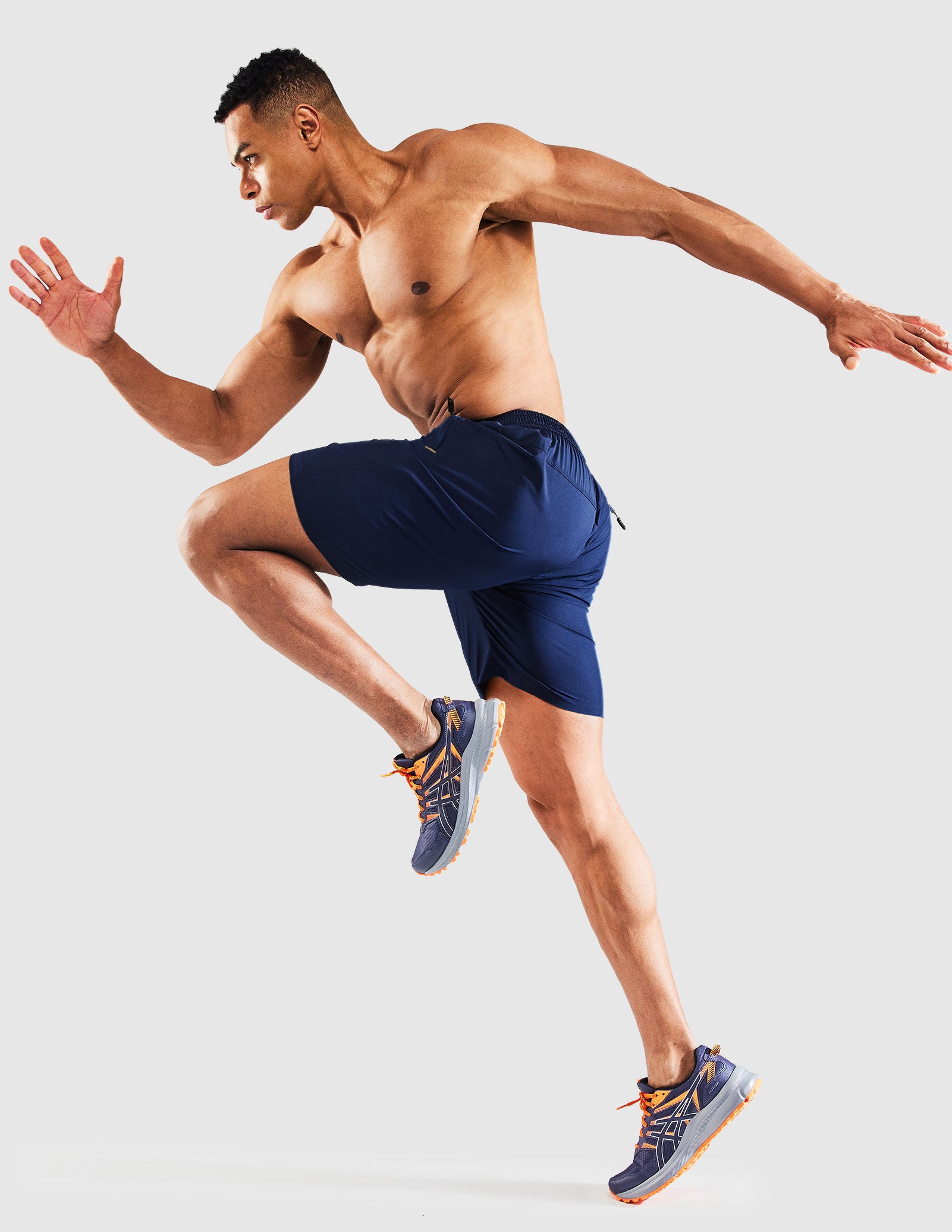 MIER Men's 7 Inch Quick Dry Running Shorts with Phone Pocket Men's Shorts