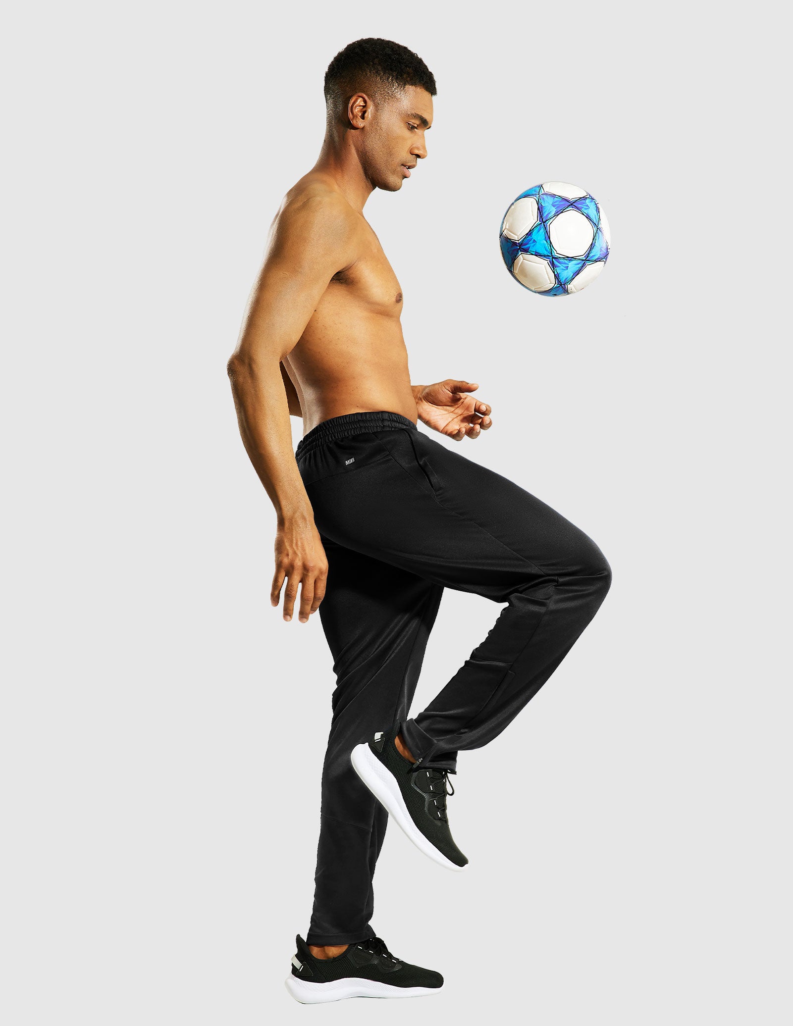 MIER Men's Stretch Athletic Joggers for Running and Gym Men's Train Pants